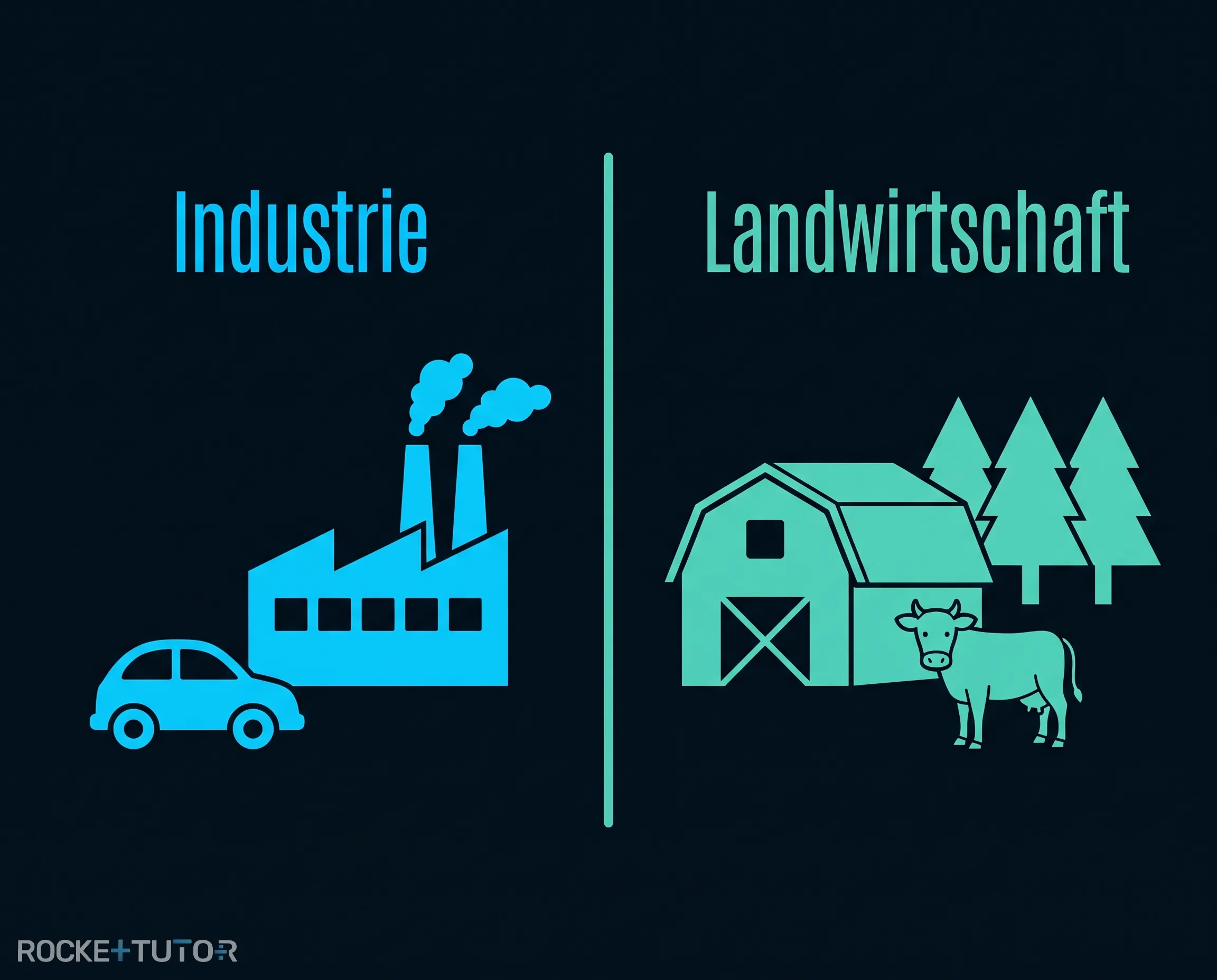 Bauernhof und Treibhausgase Illustration