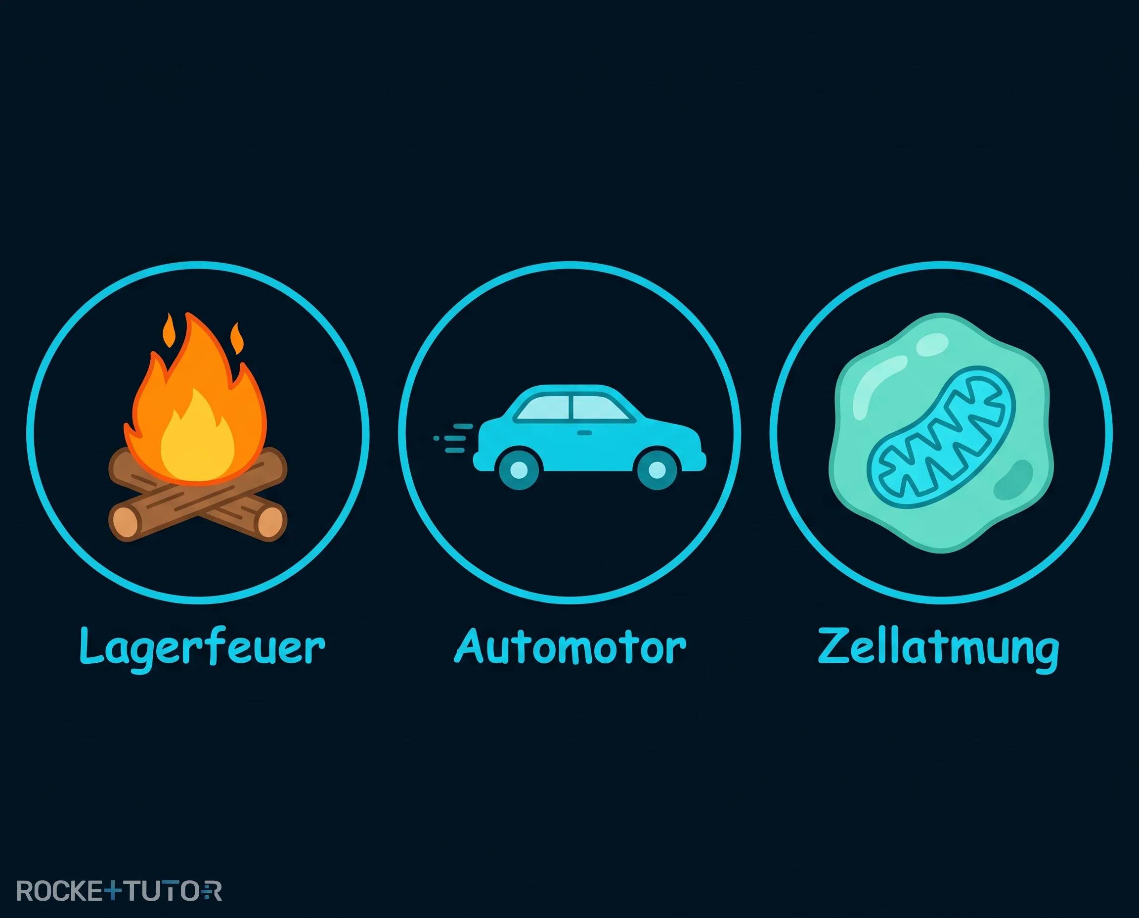 Lagerfeuer als Beispiel für Verbrennung