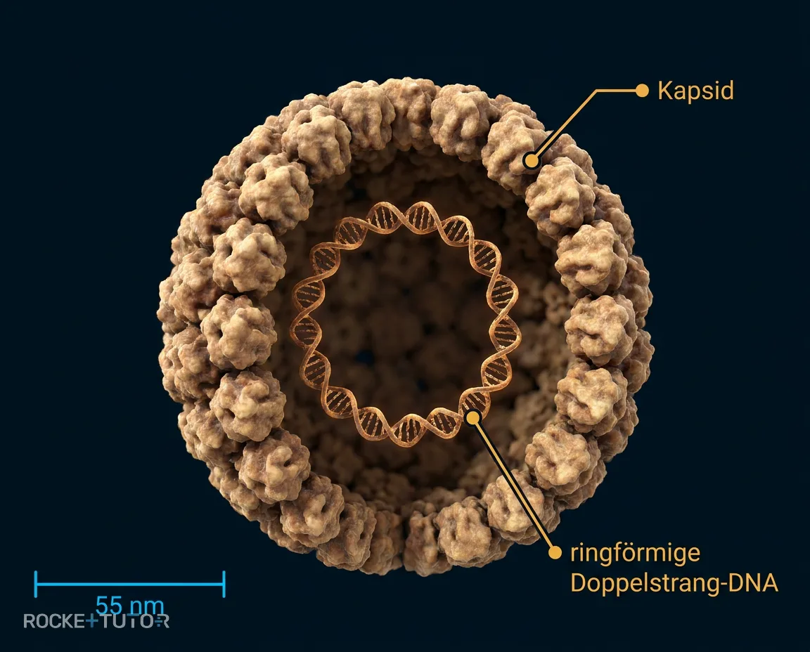 Aufbau des HPV-Virus