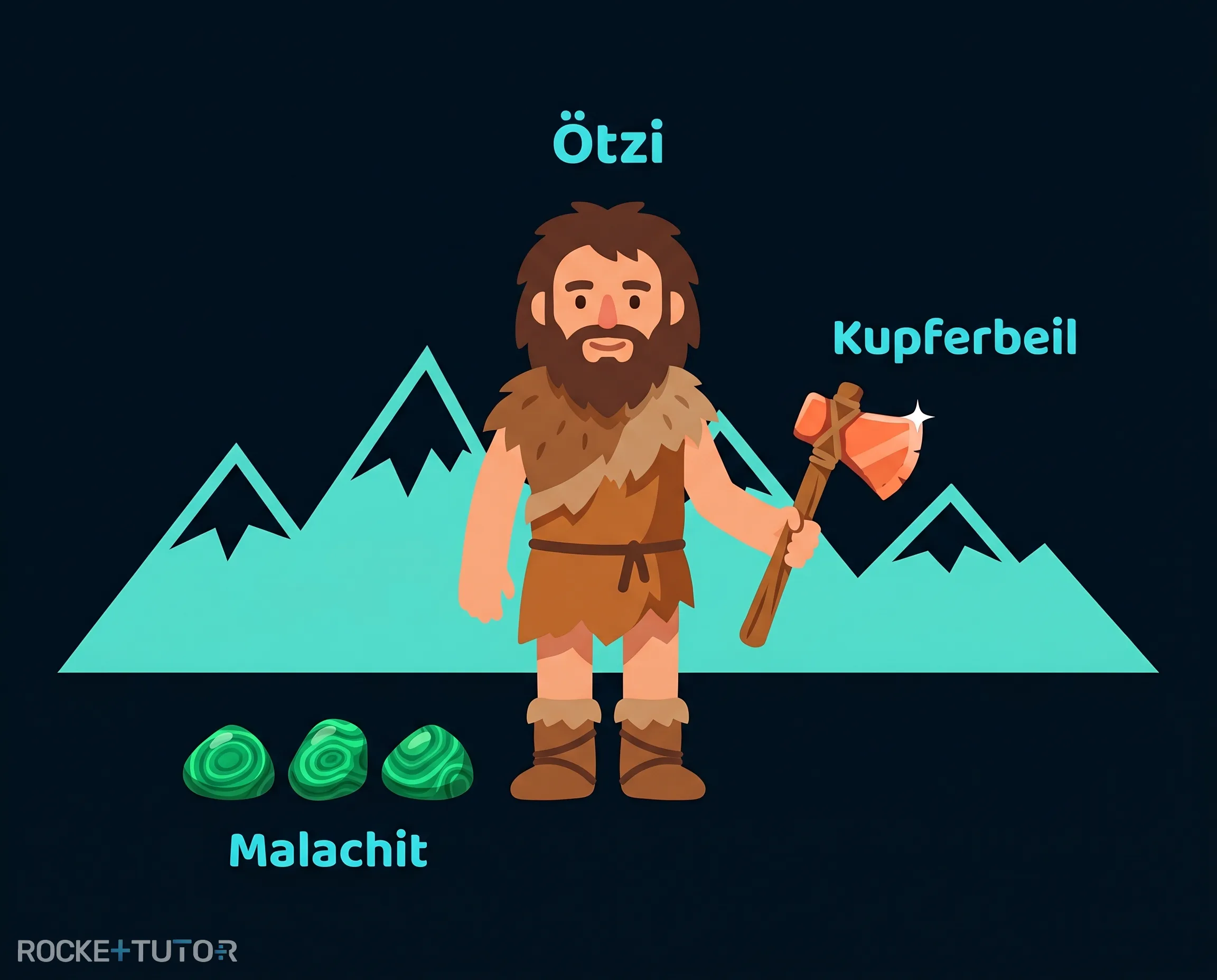 Grüner Malachit Stein