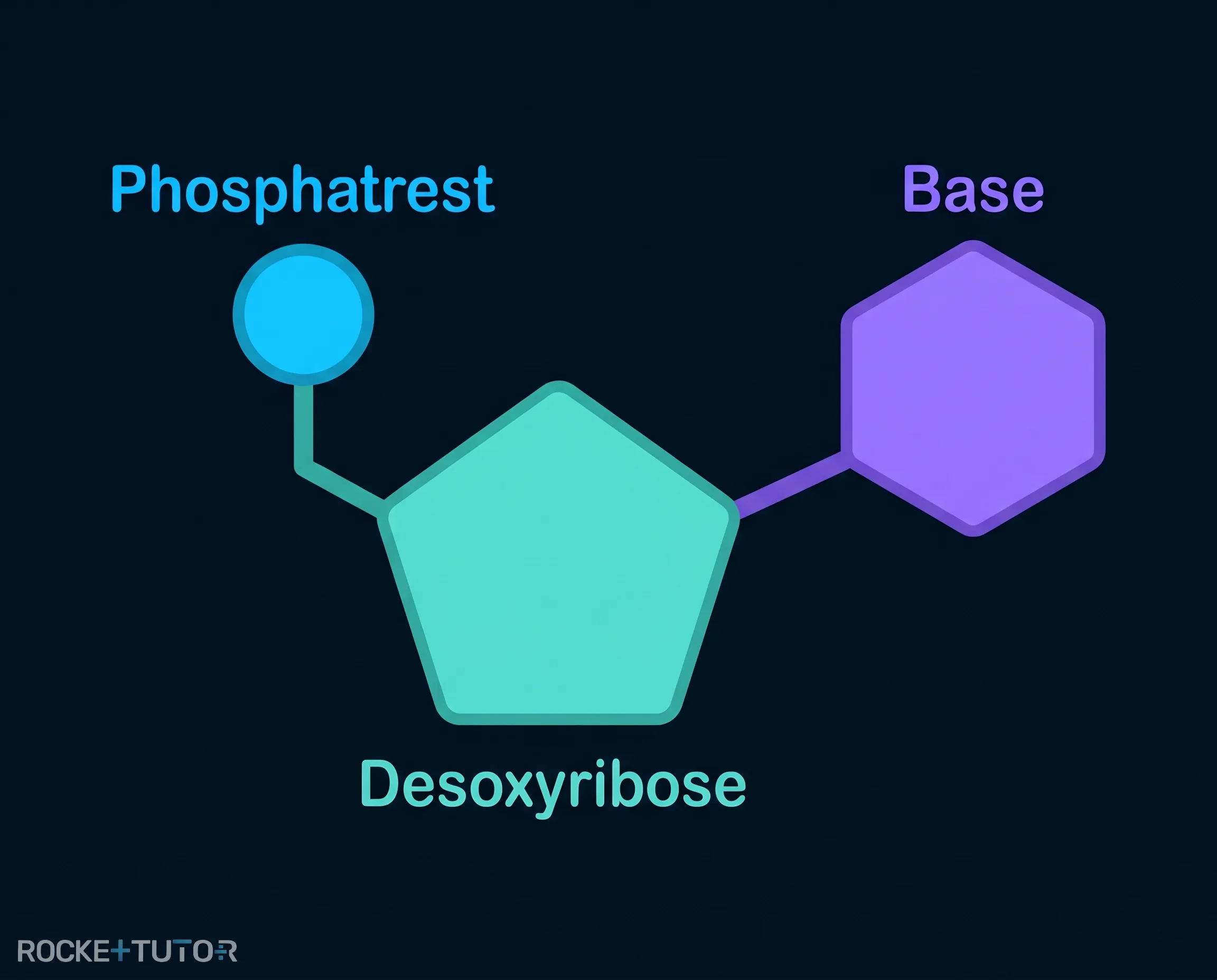 Aufbau eines Nukleotids
