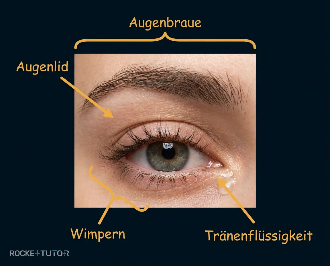 Schutzmechanismen des menschlichen Auges
