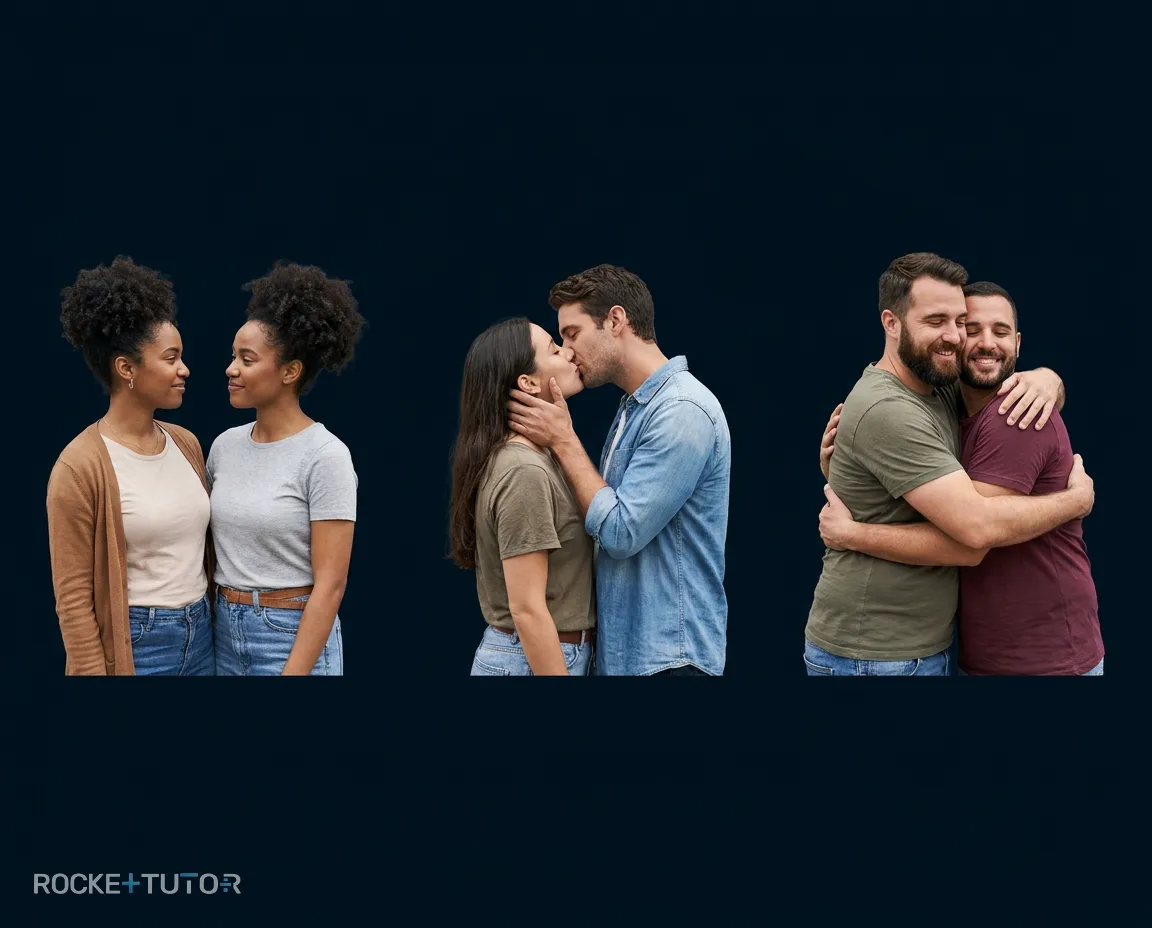Symbole für verschiedene sexuelle Orientierungen