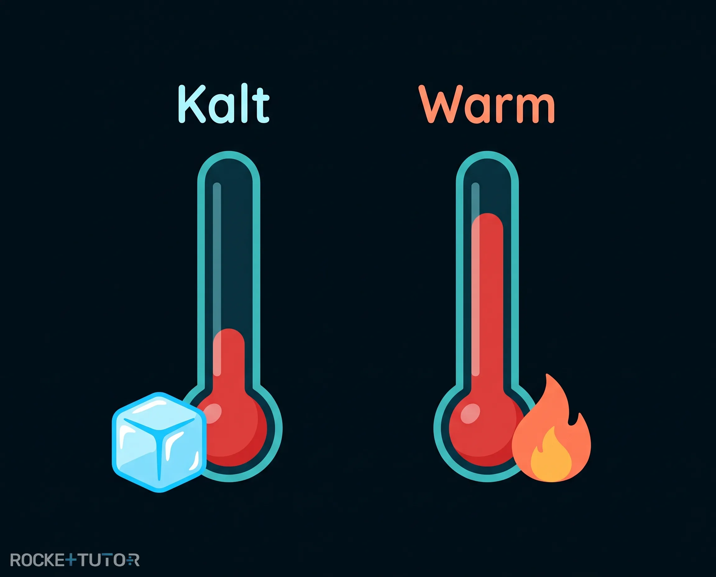 Thermometer mit roter Flüssigkeit
