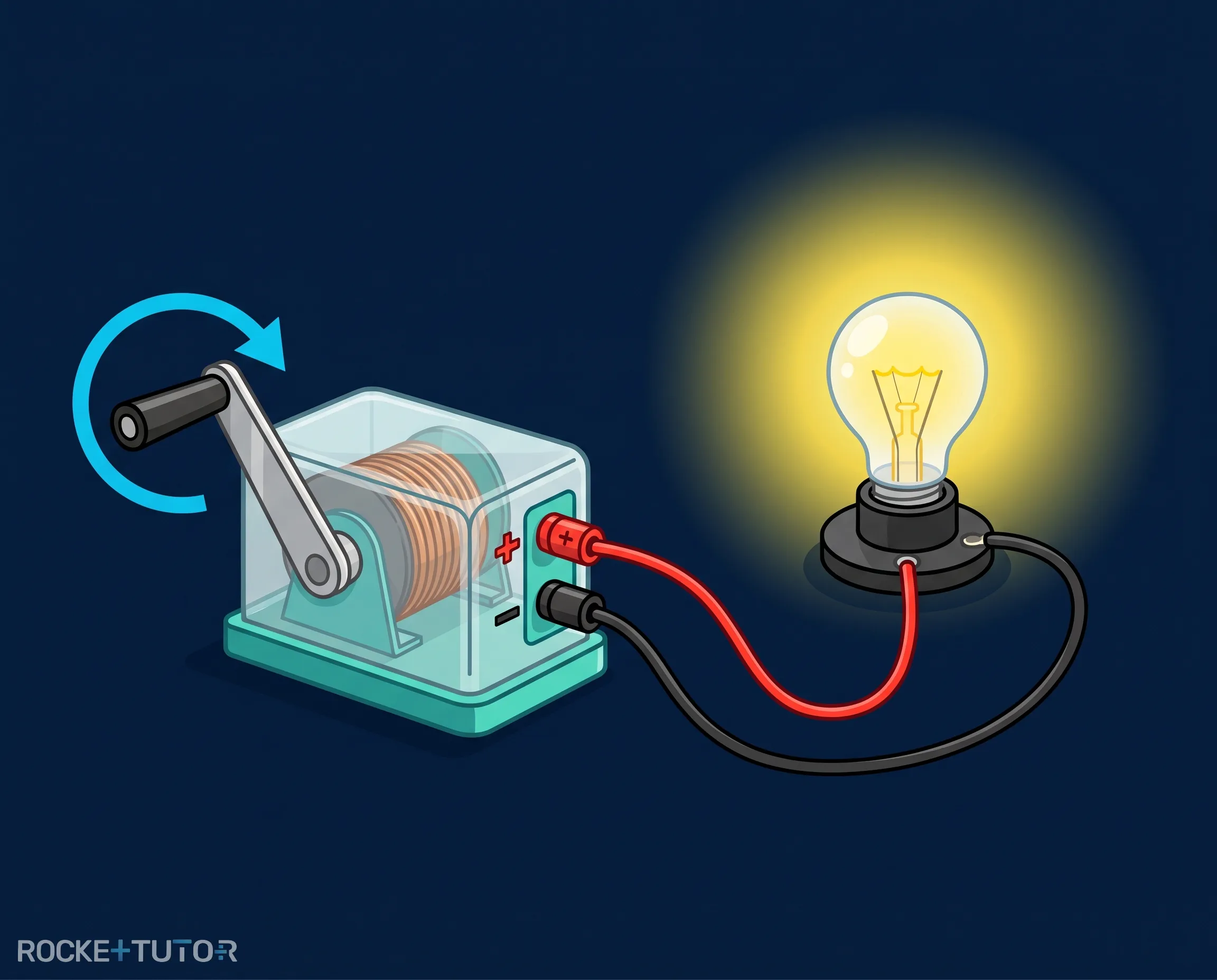Generator und Motor Prinzip