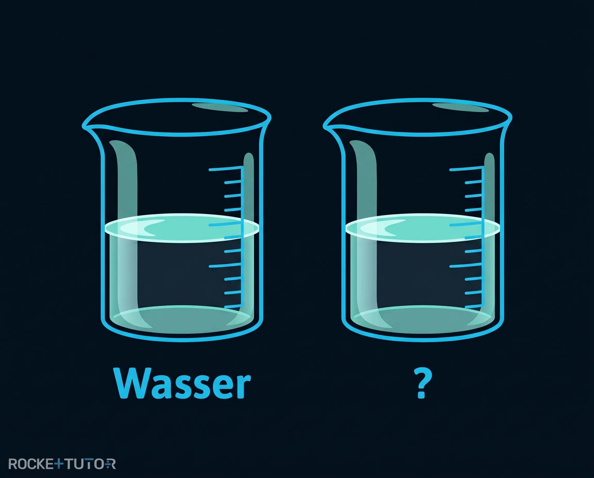 Gefährliche klare Flüssigkeit im Becherglas