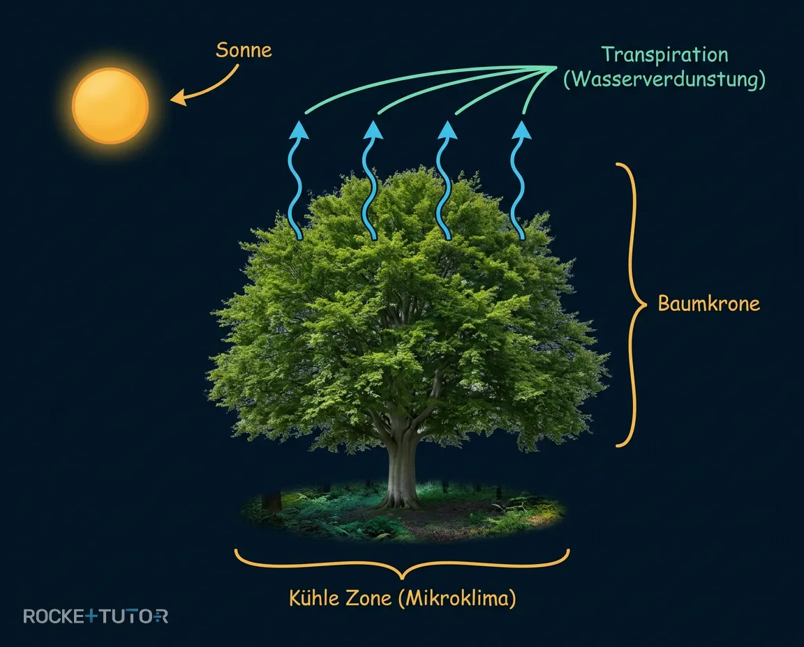Transpiration und Waldmikroklima