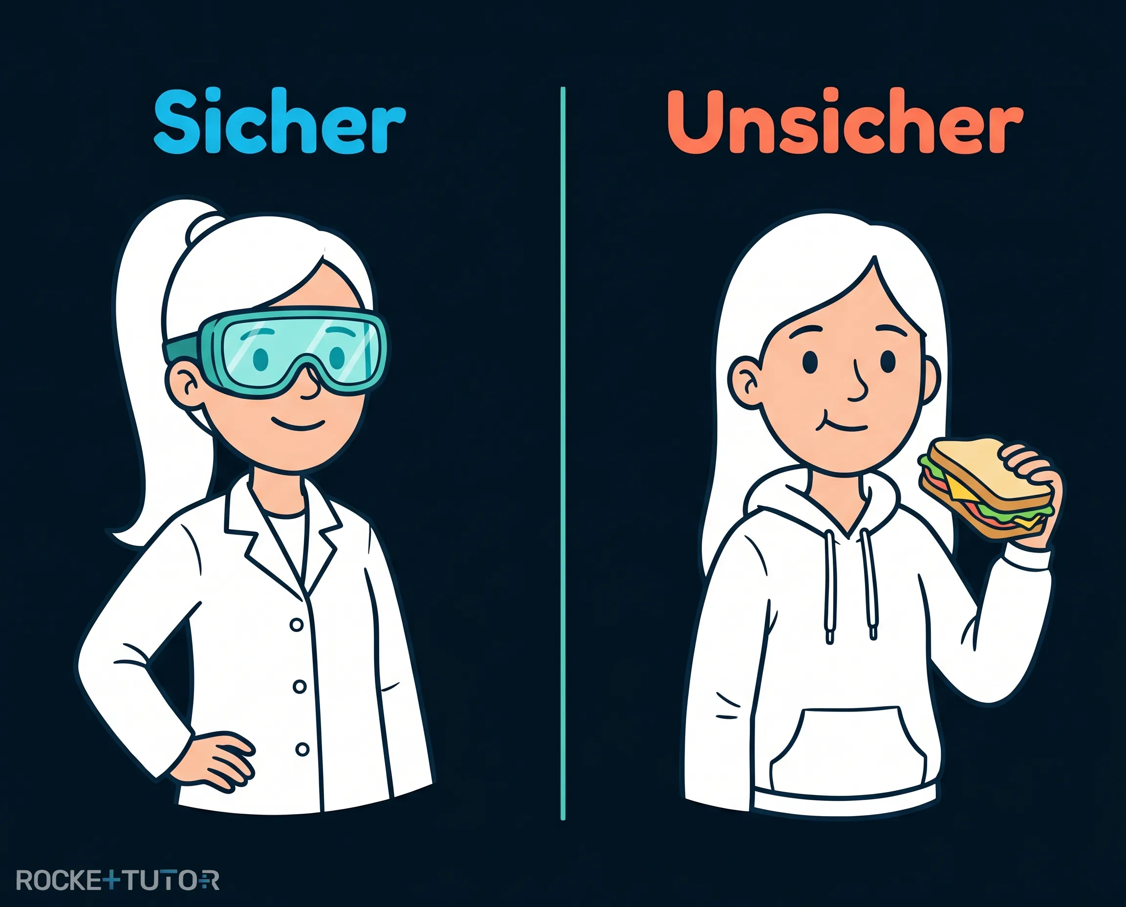 Gefahrensymbole und sicheres Verhalten