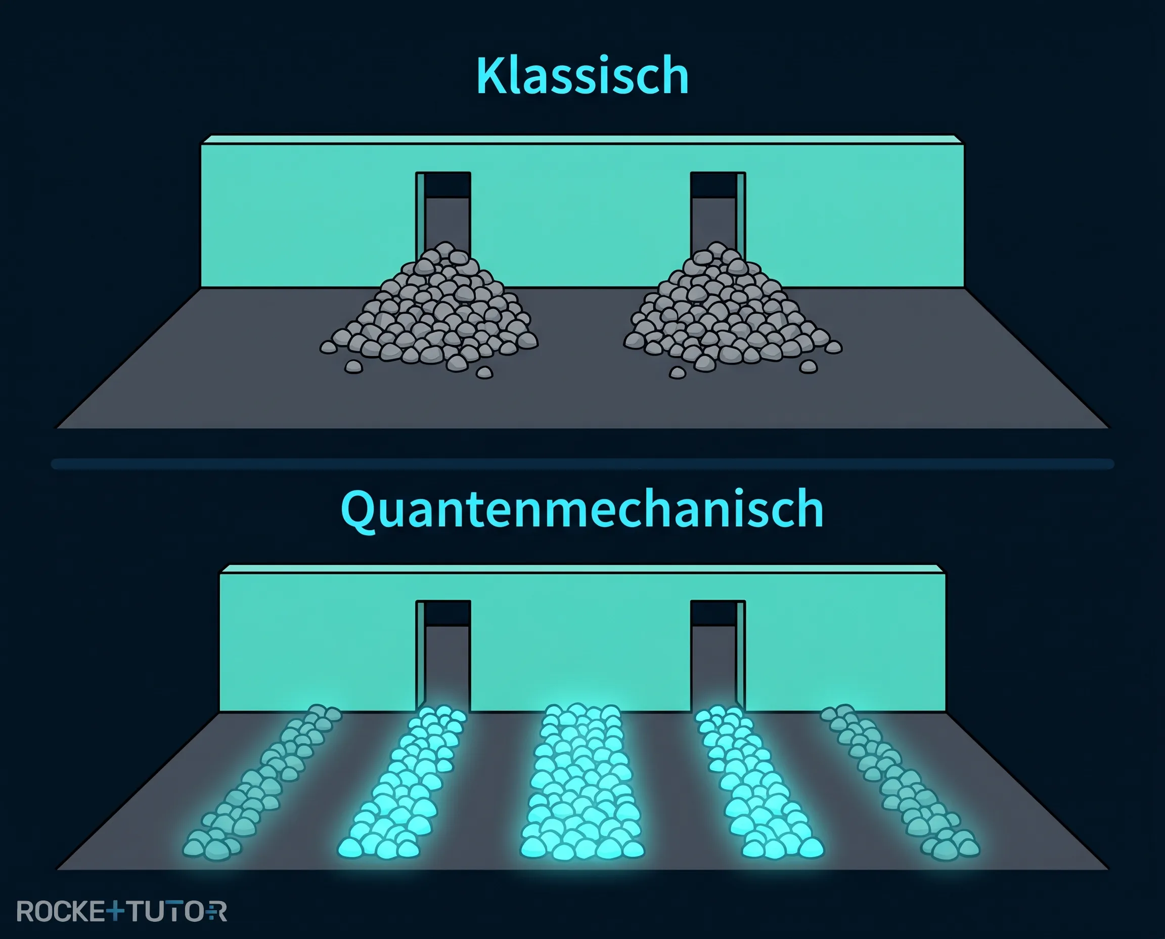 Klassische Teilchen am Doppelspalt