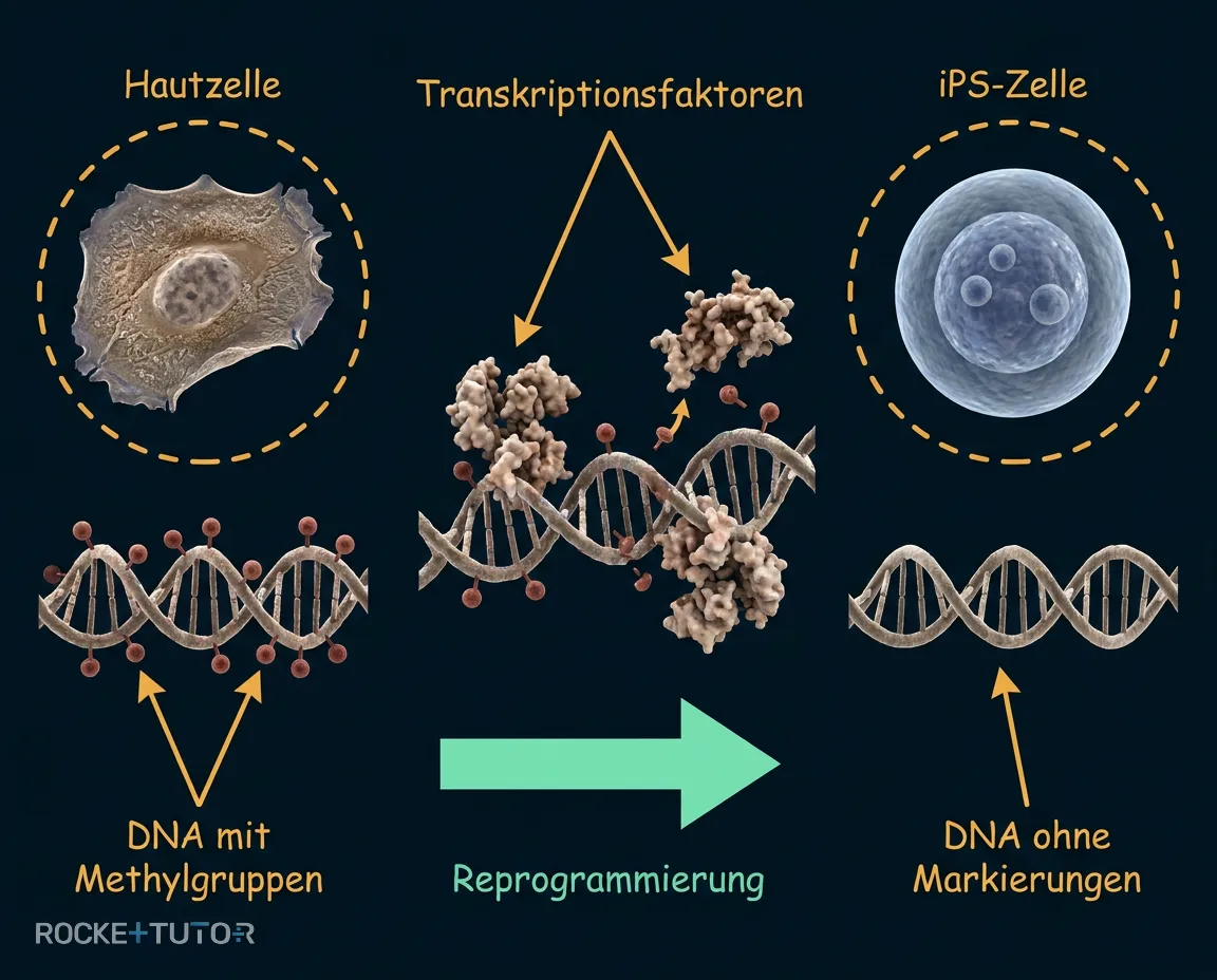 Epigenetische Reprogrammierung Schema