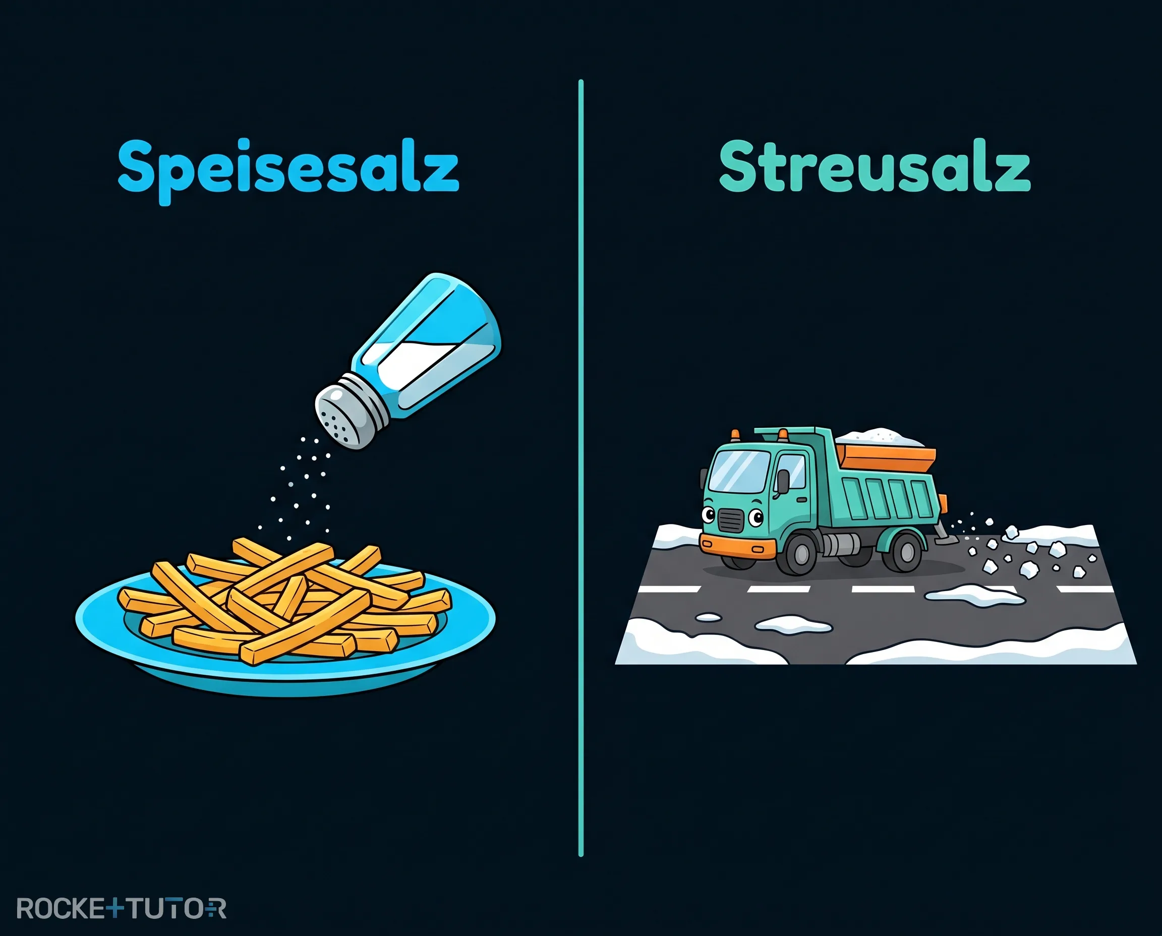 Salzstreuer auf einem Tisch