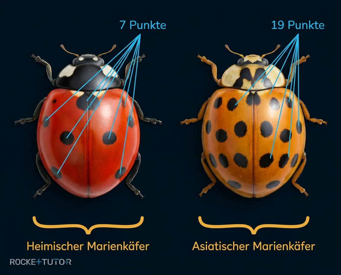Vergleich der Marienkäfer Eigenschaften