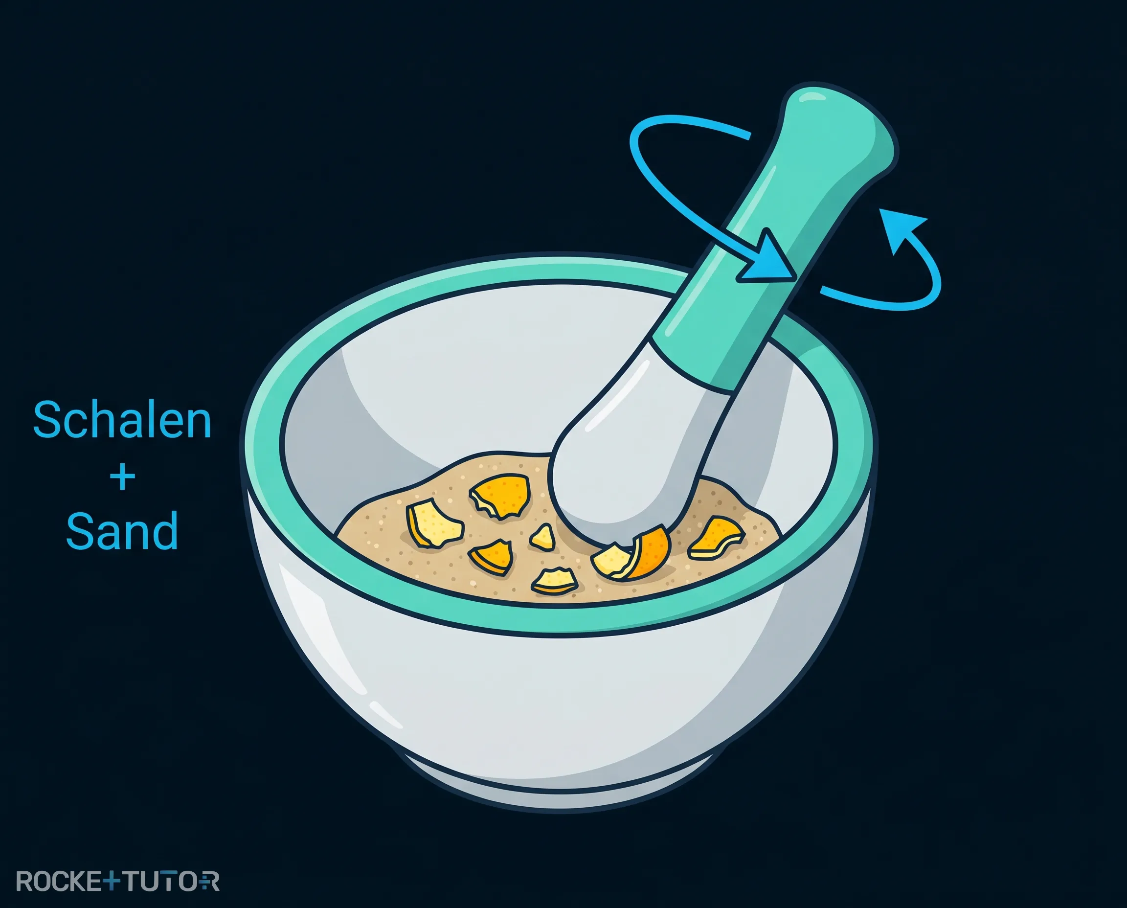 Filtration in Erlenmeyerkolben