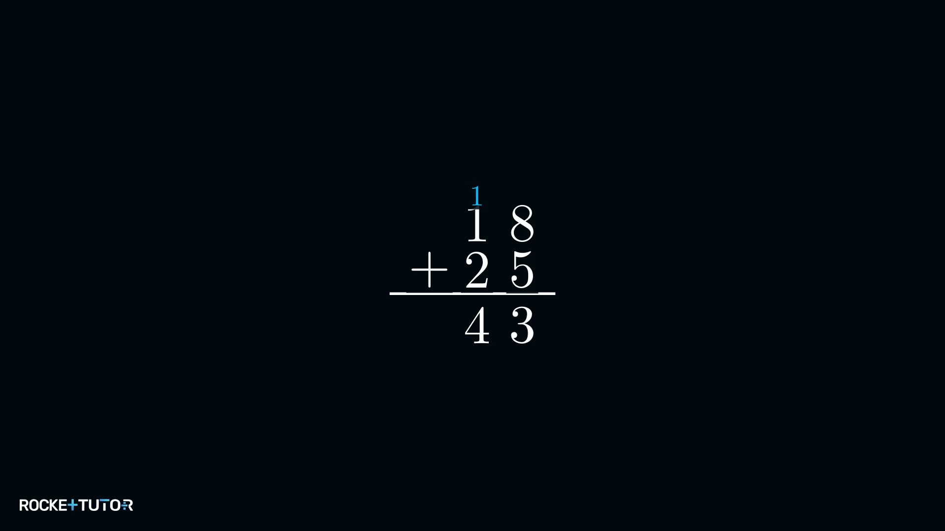 Schriftliche Addition mit Übertrag erklärt