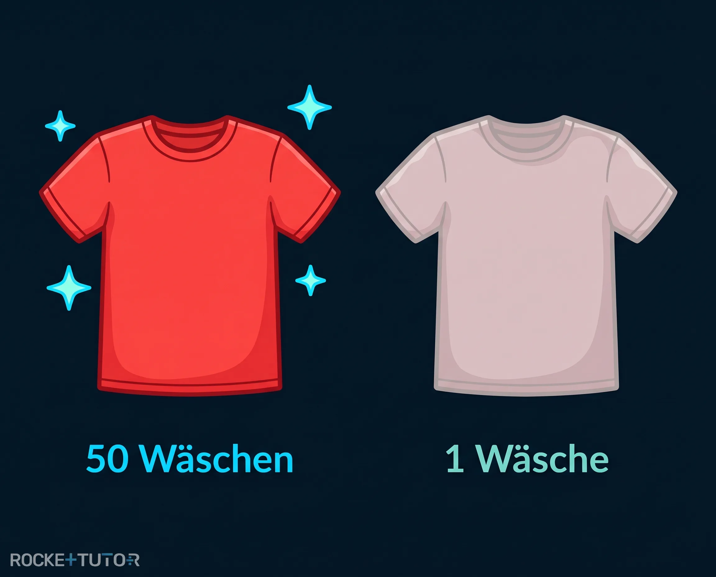 T-Shirts in verschiedenen leuchtenden Farben