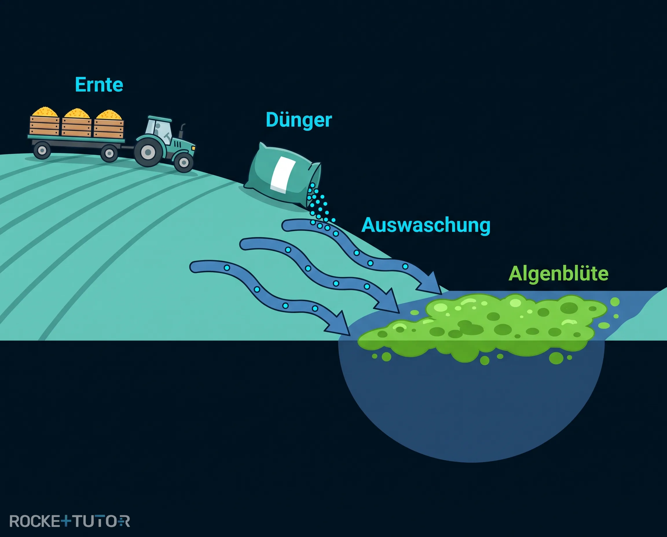 Eutrophierung und Überdüngung von Gewässern