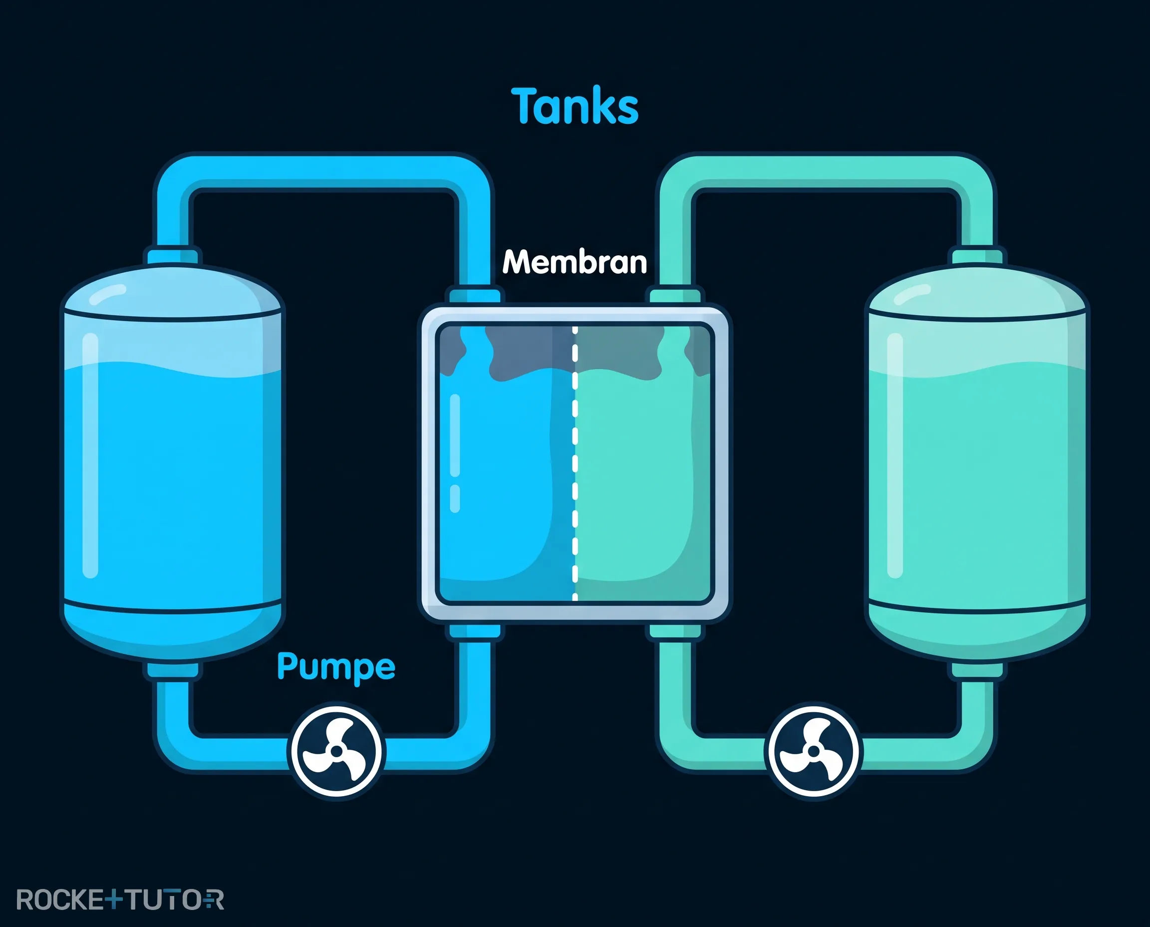 Redox-Flow-Batterie Schema