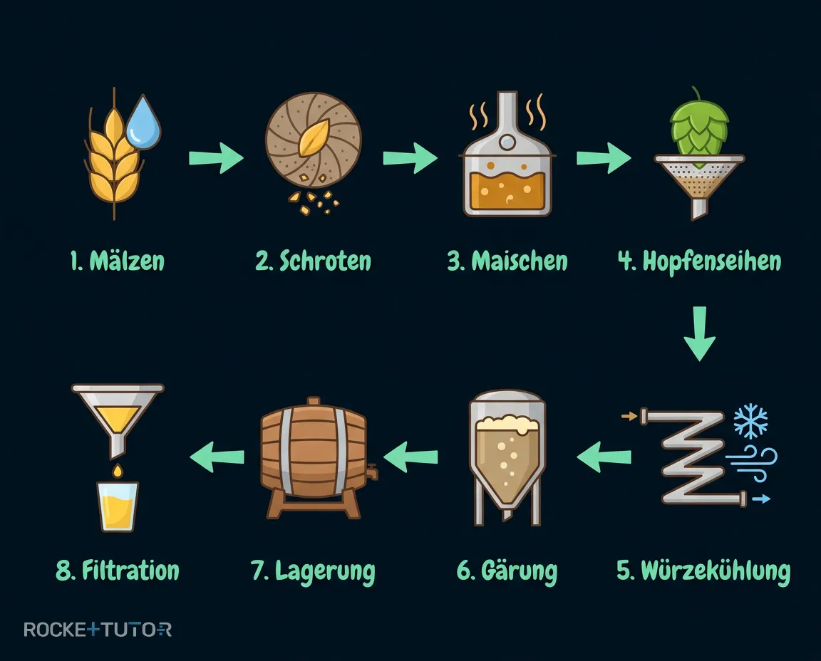 Bier im Glas mit Schaum