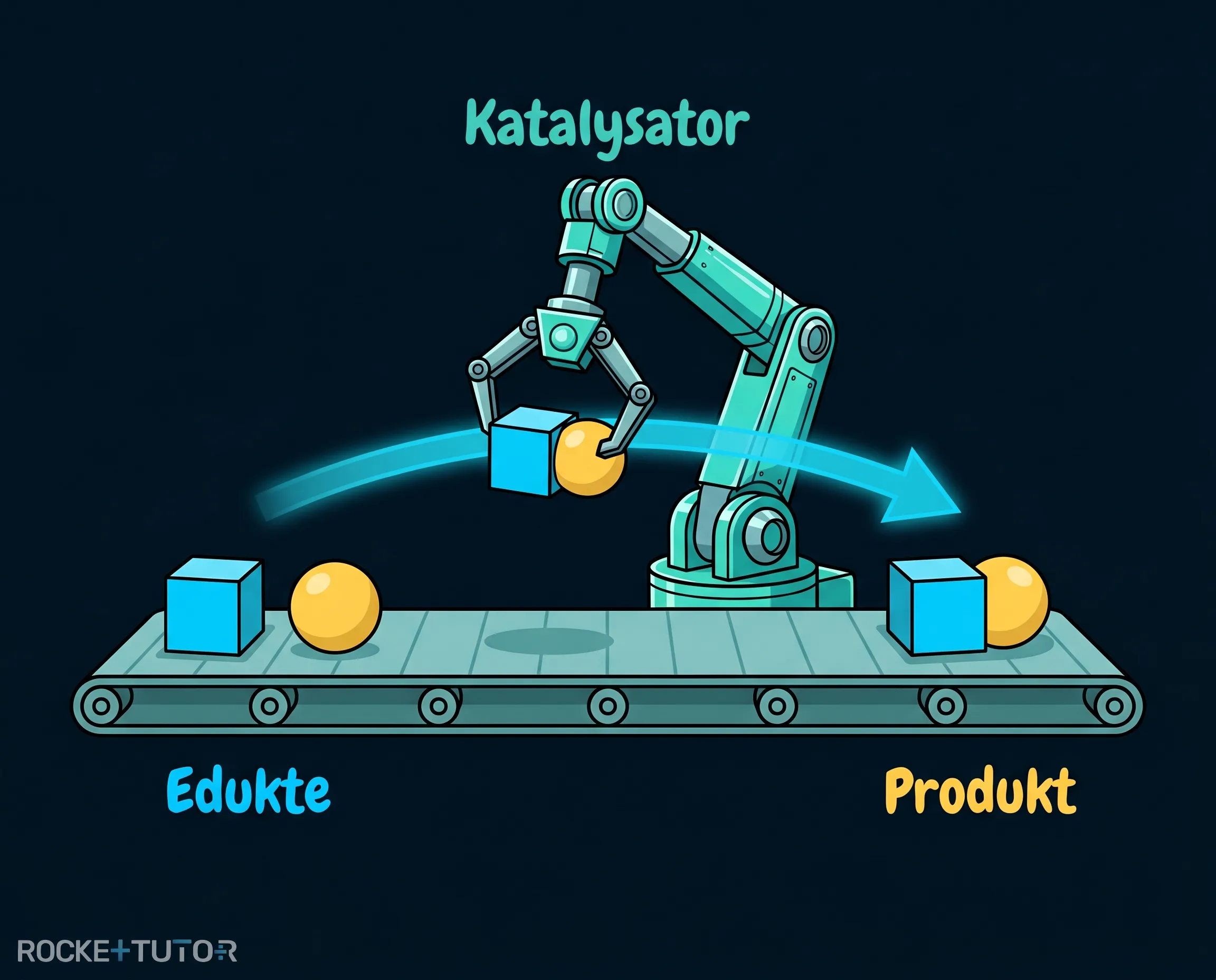 Katalysator als Roboterarm