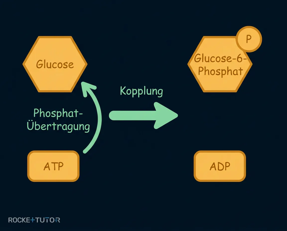 Glucose Aktivierung mit ATP