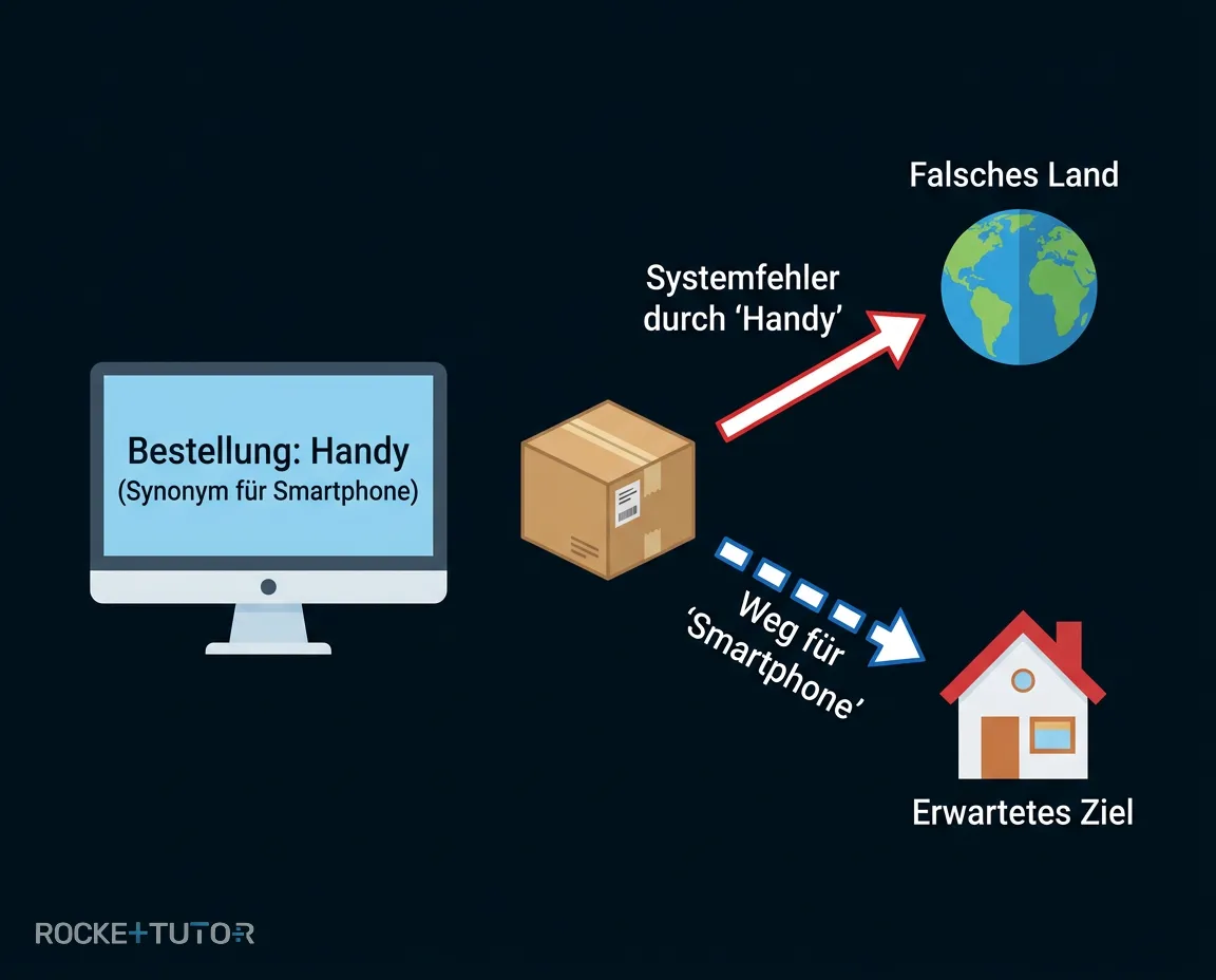 Paketlieferung Metapher