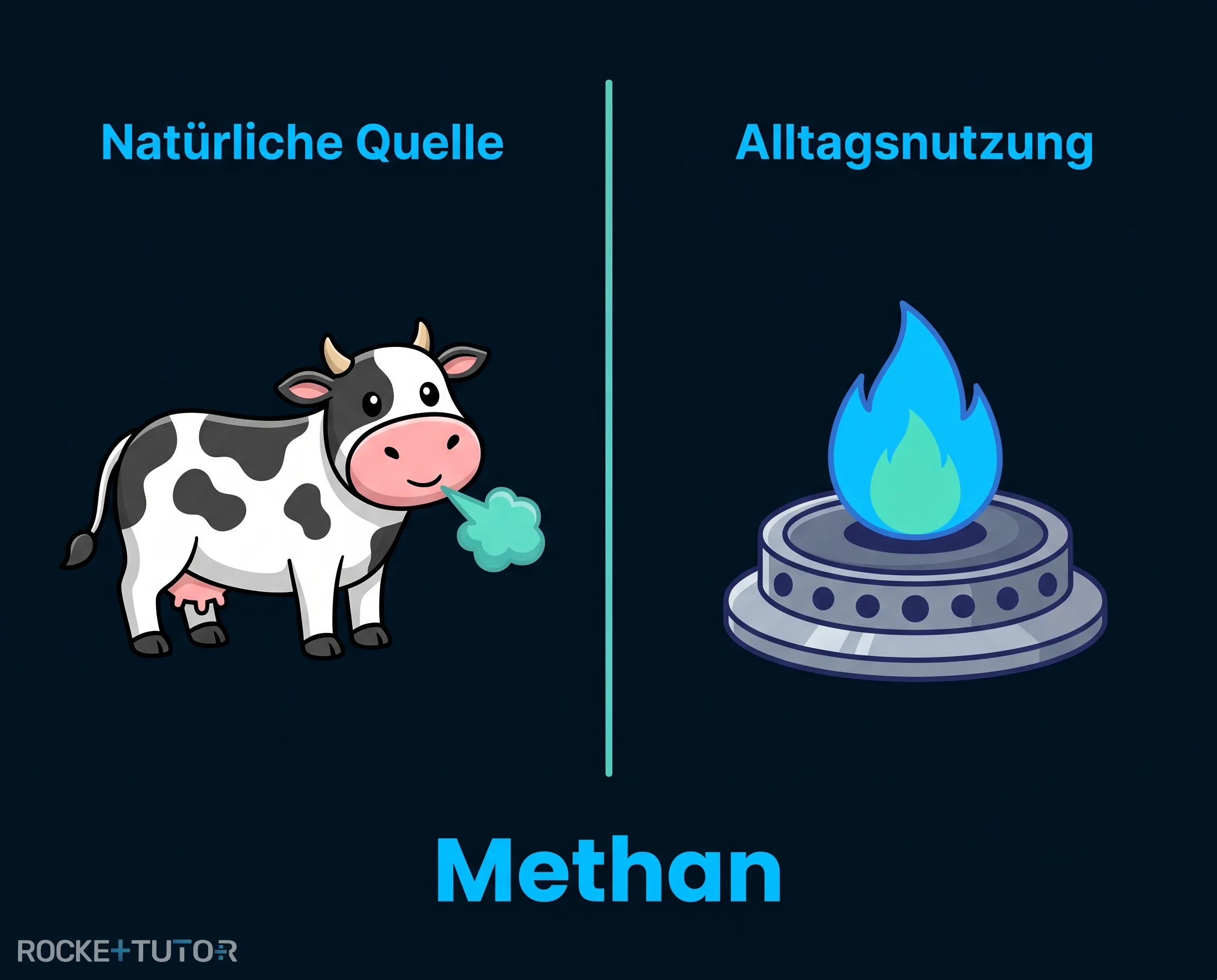 Kuh auf einer Wiese