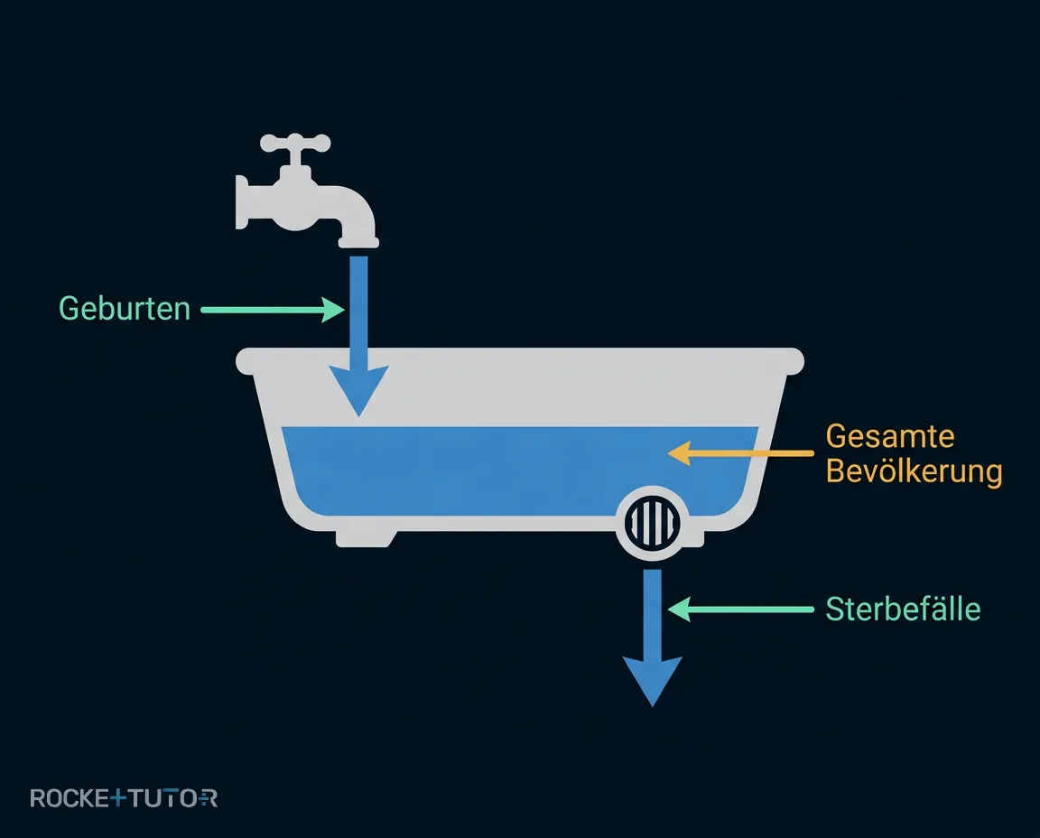 Badewanne als Populationsmodell