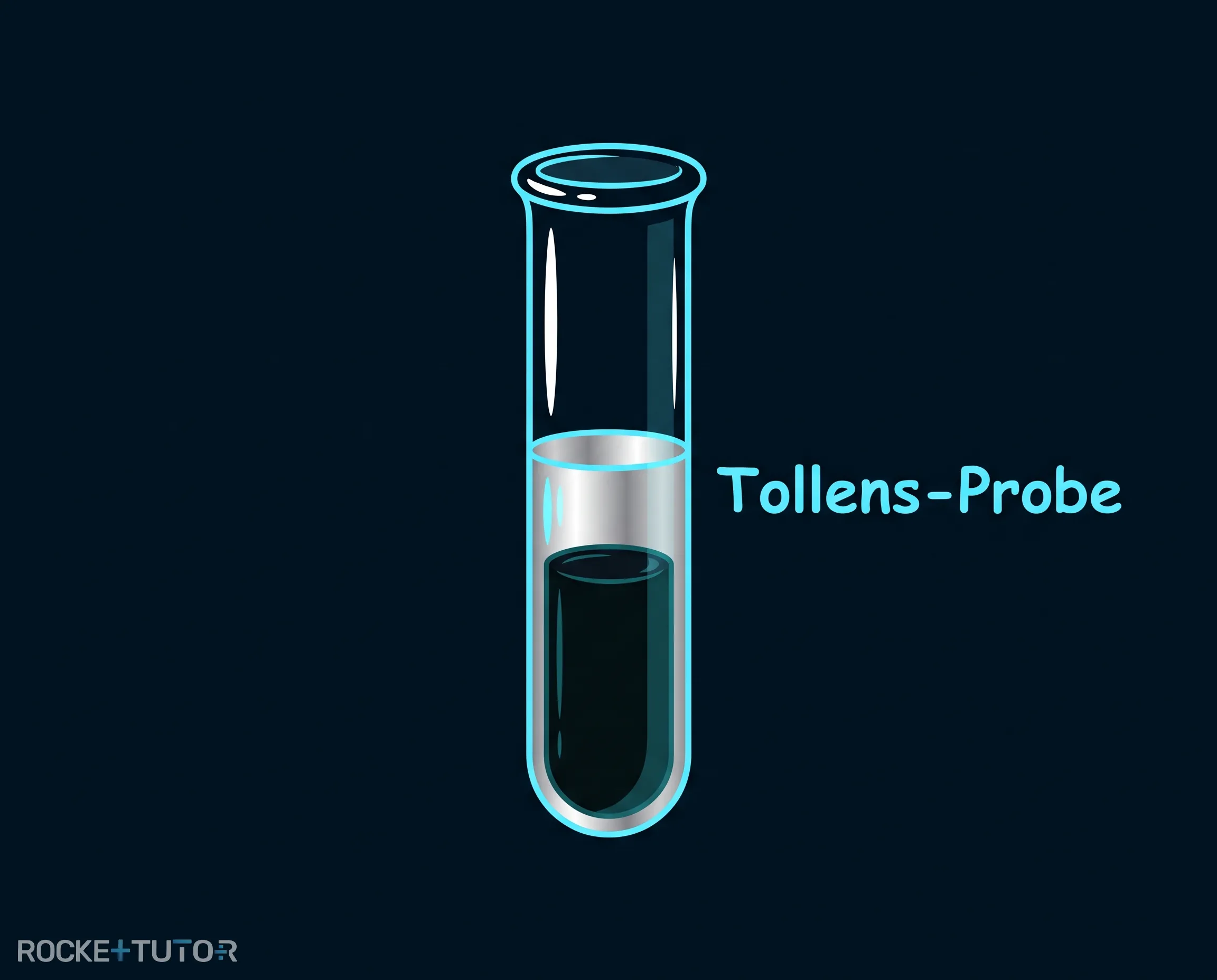Silberspiegel im Reagenzglas