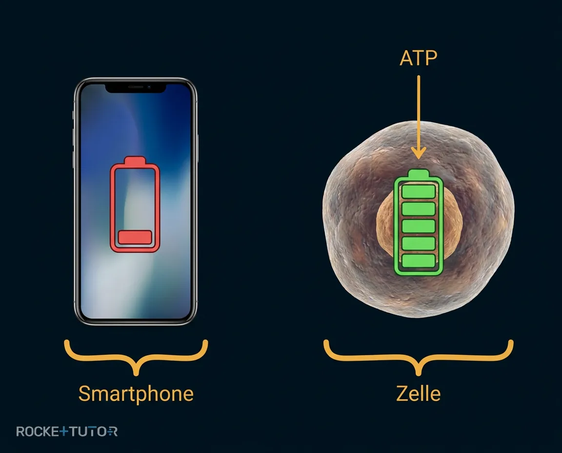 Smartphone Akku Analogie