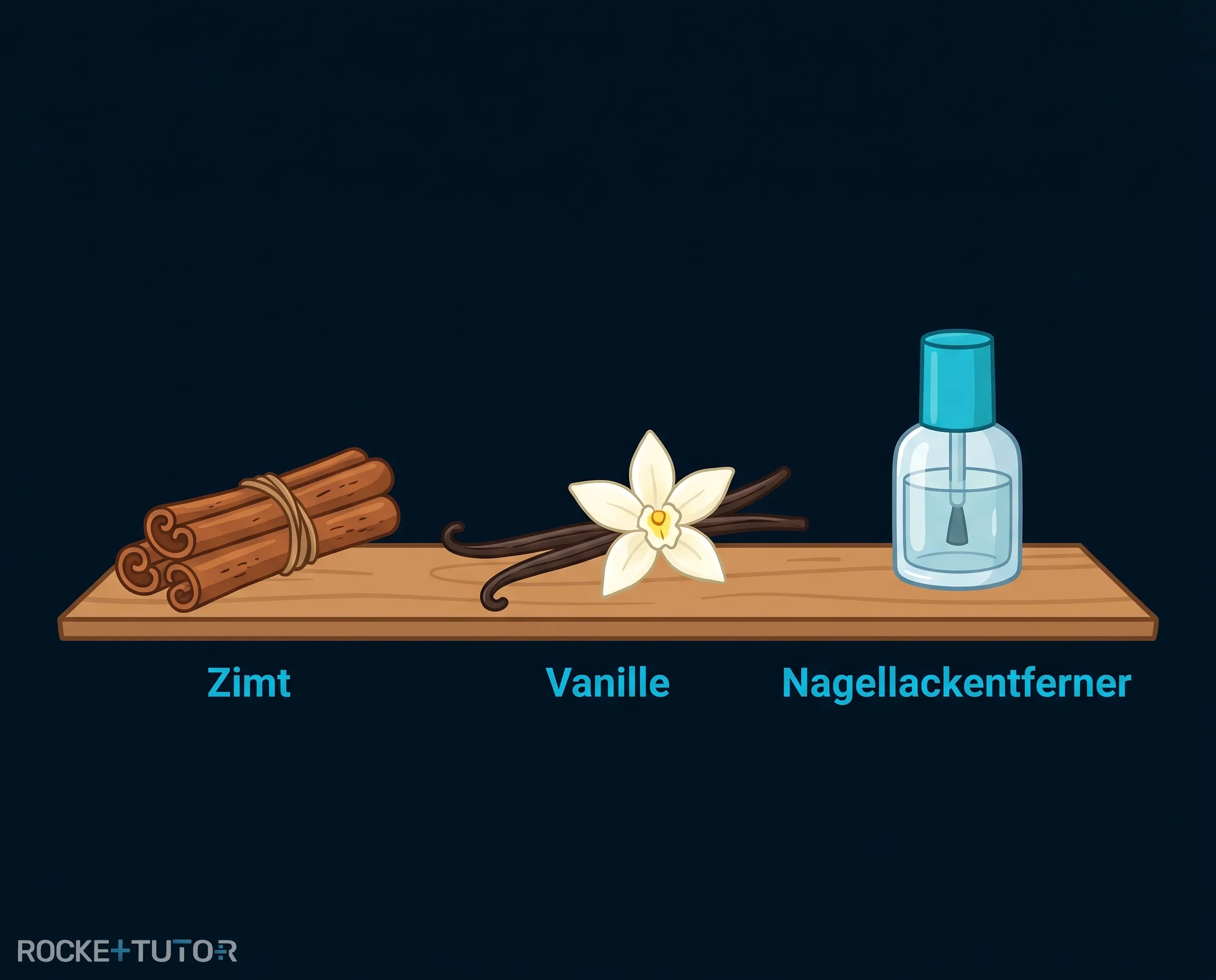 Gewürze und Nagellackentferner