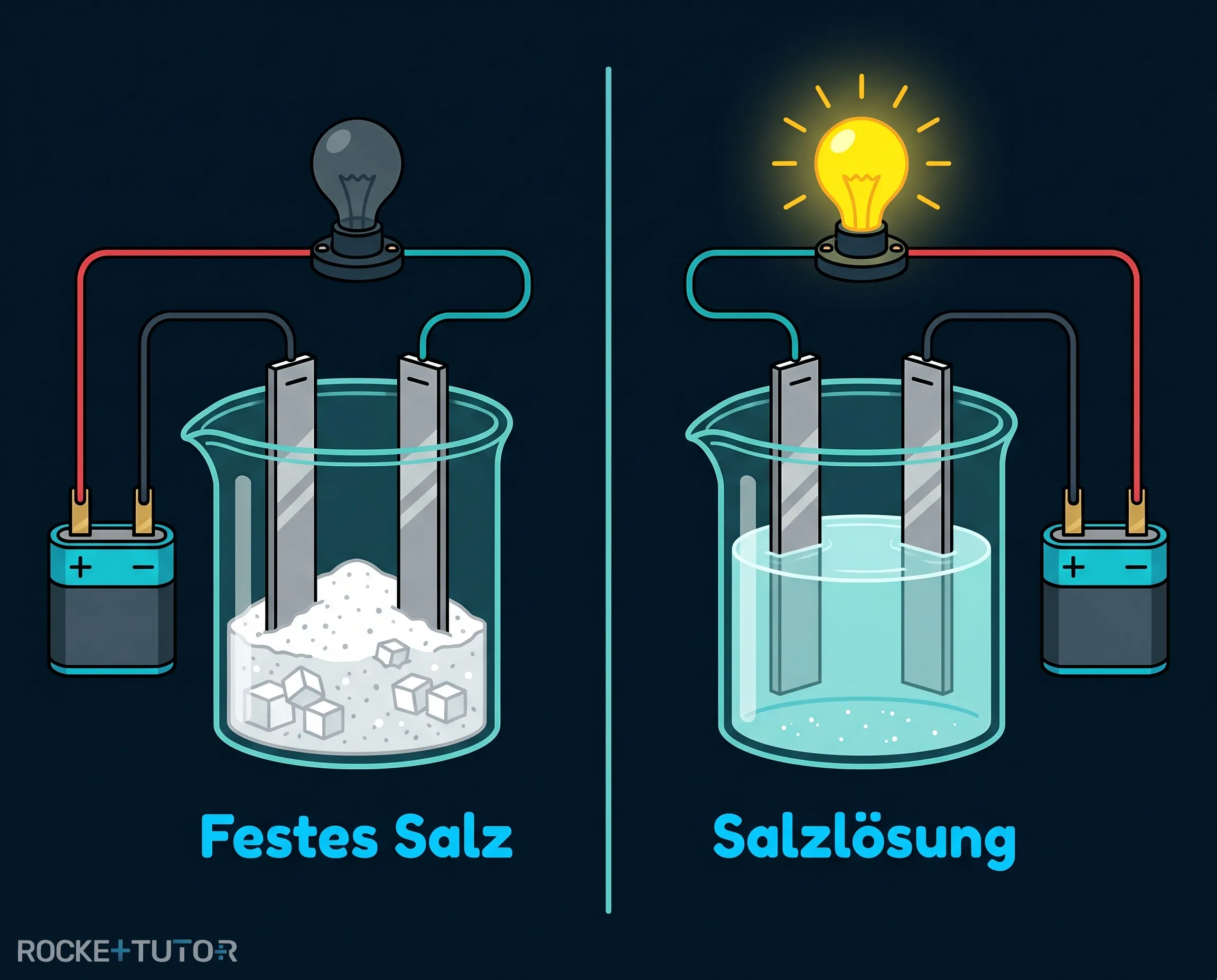 Experiment zur Stromleitung