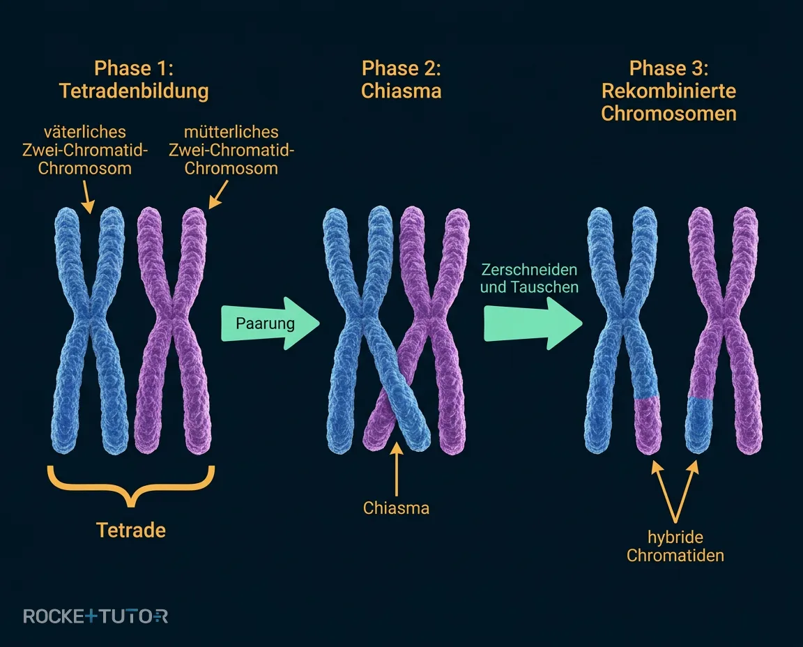 Crossing-over Mechanismus DNA