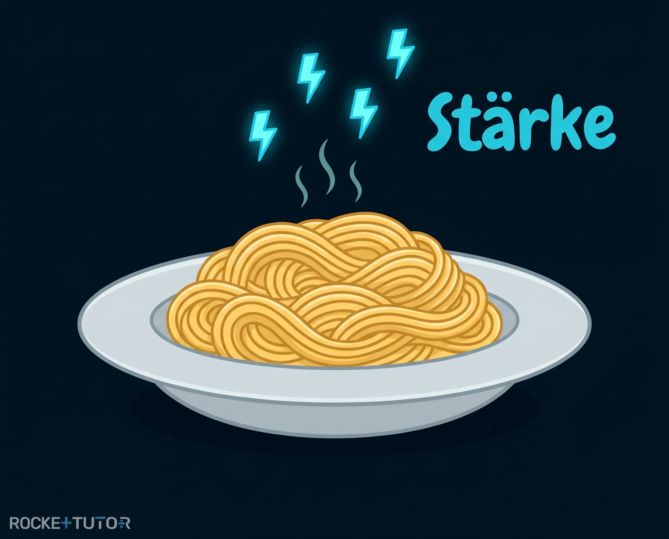 Nudeln und Kartoffeln als Stärkequelle