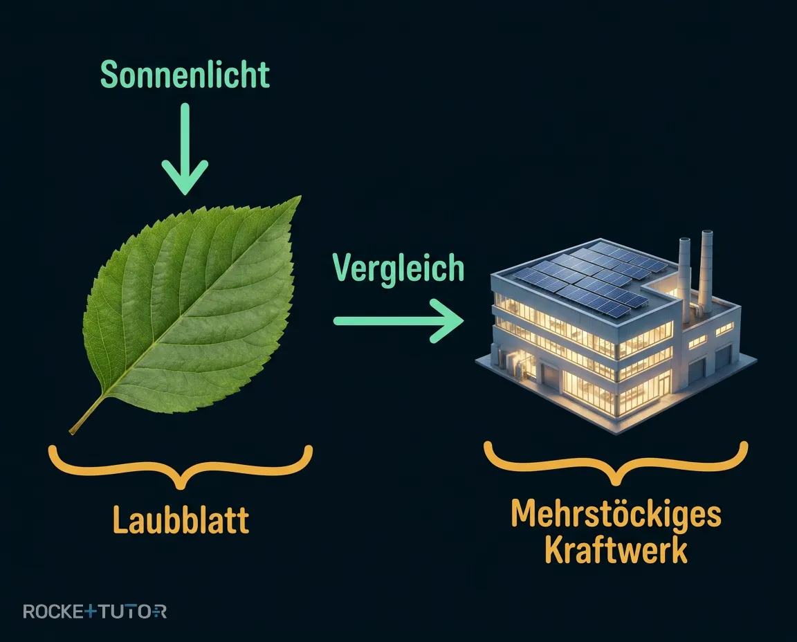 Querschnitt eines Laubblattes