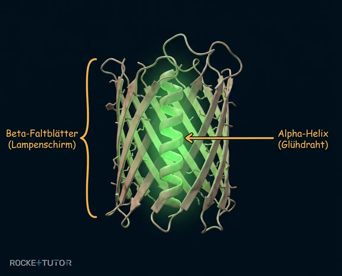 Struktur des GFP-Proteins