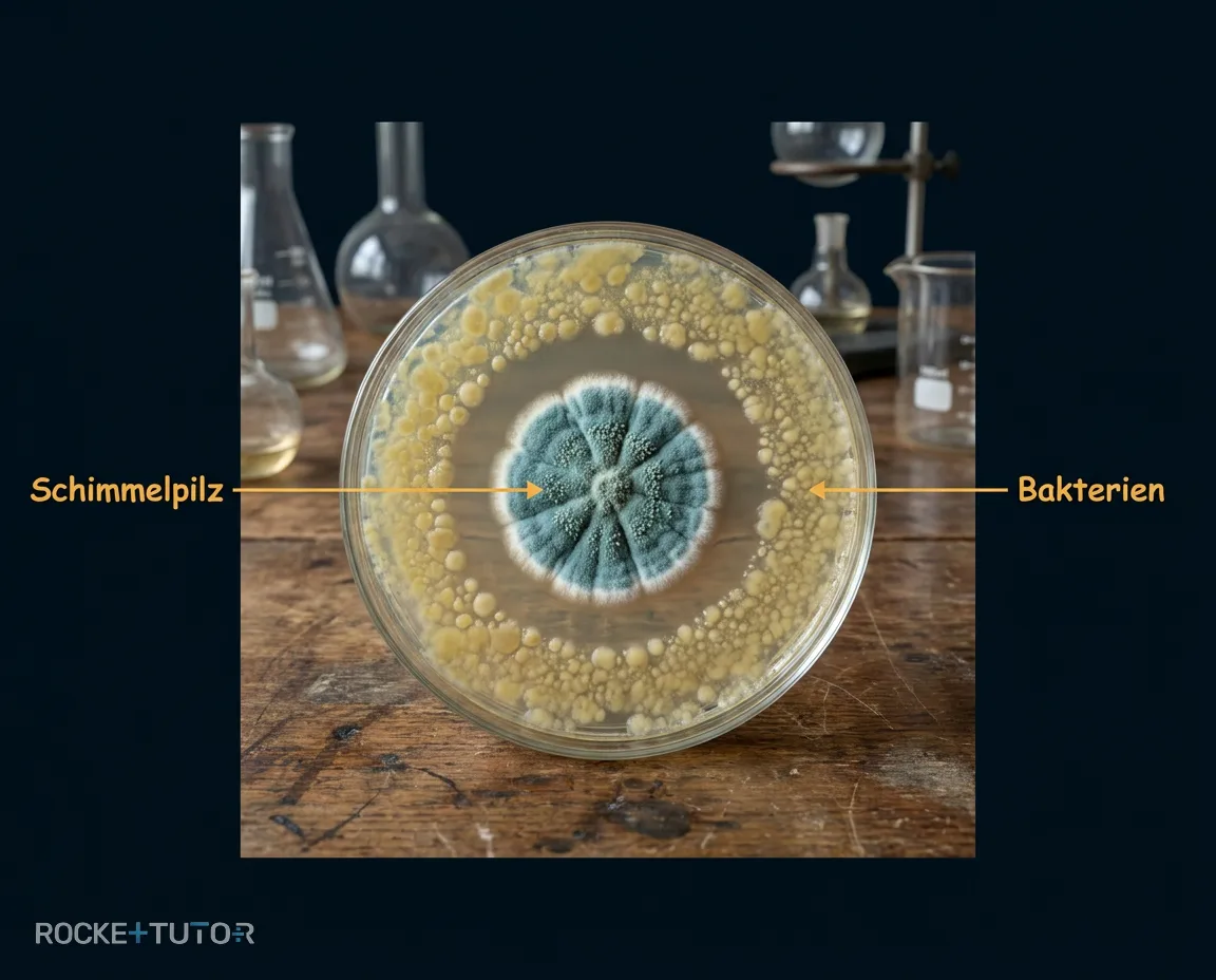Alexander Fleming im Labor