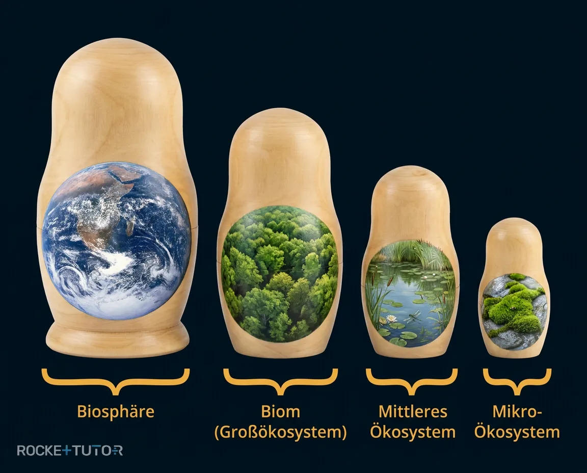 Matroschka Puppen als Ökosysteme