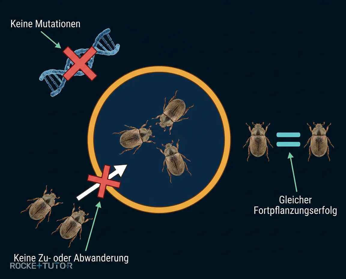 Bedingungen der idealen Population