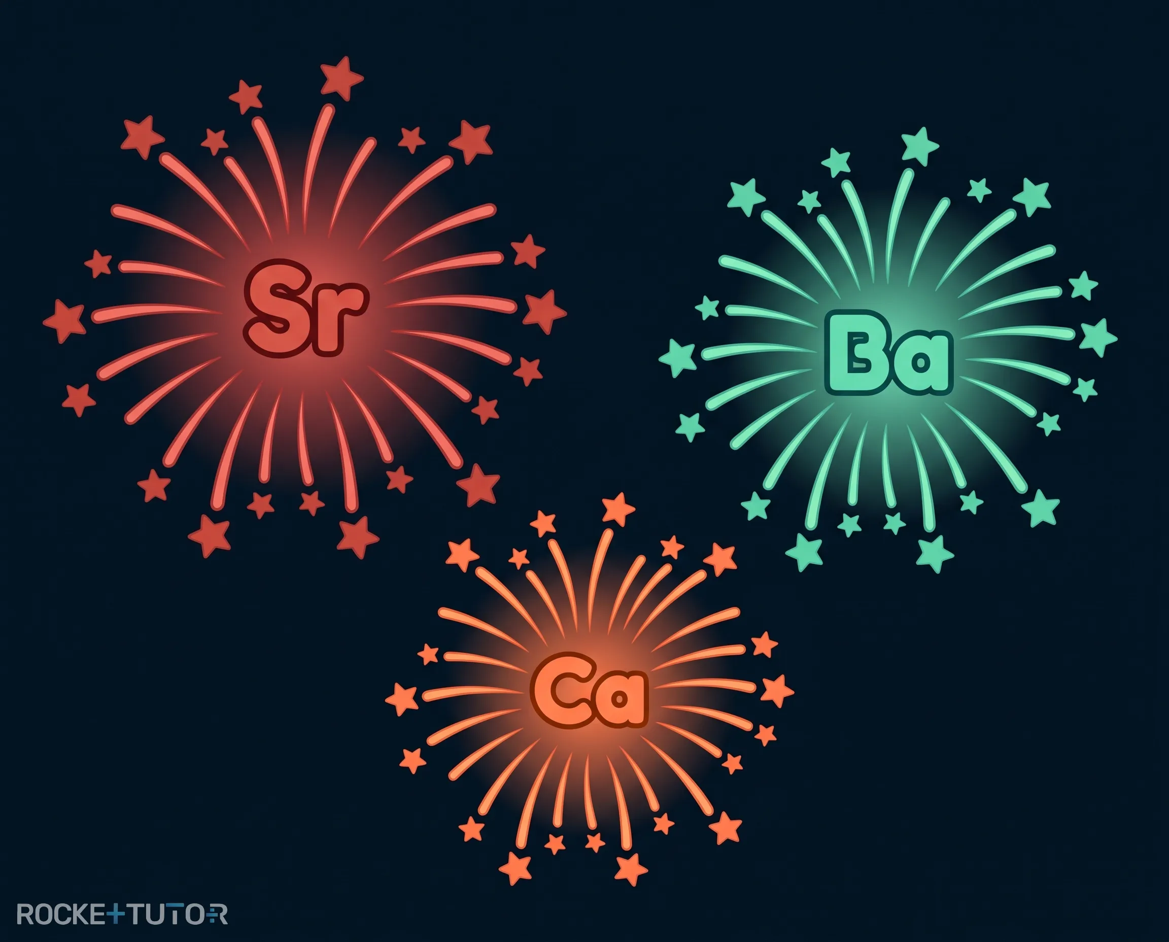 Feuerwerk am Nachthimmel