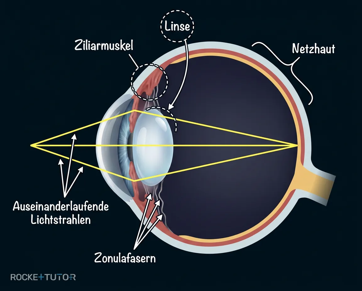 Auge bei Nahakkommodation