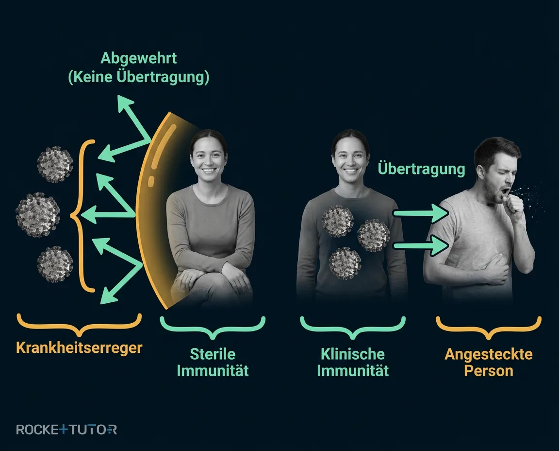 Darstellung der klinischen Immunität