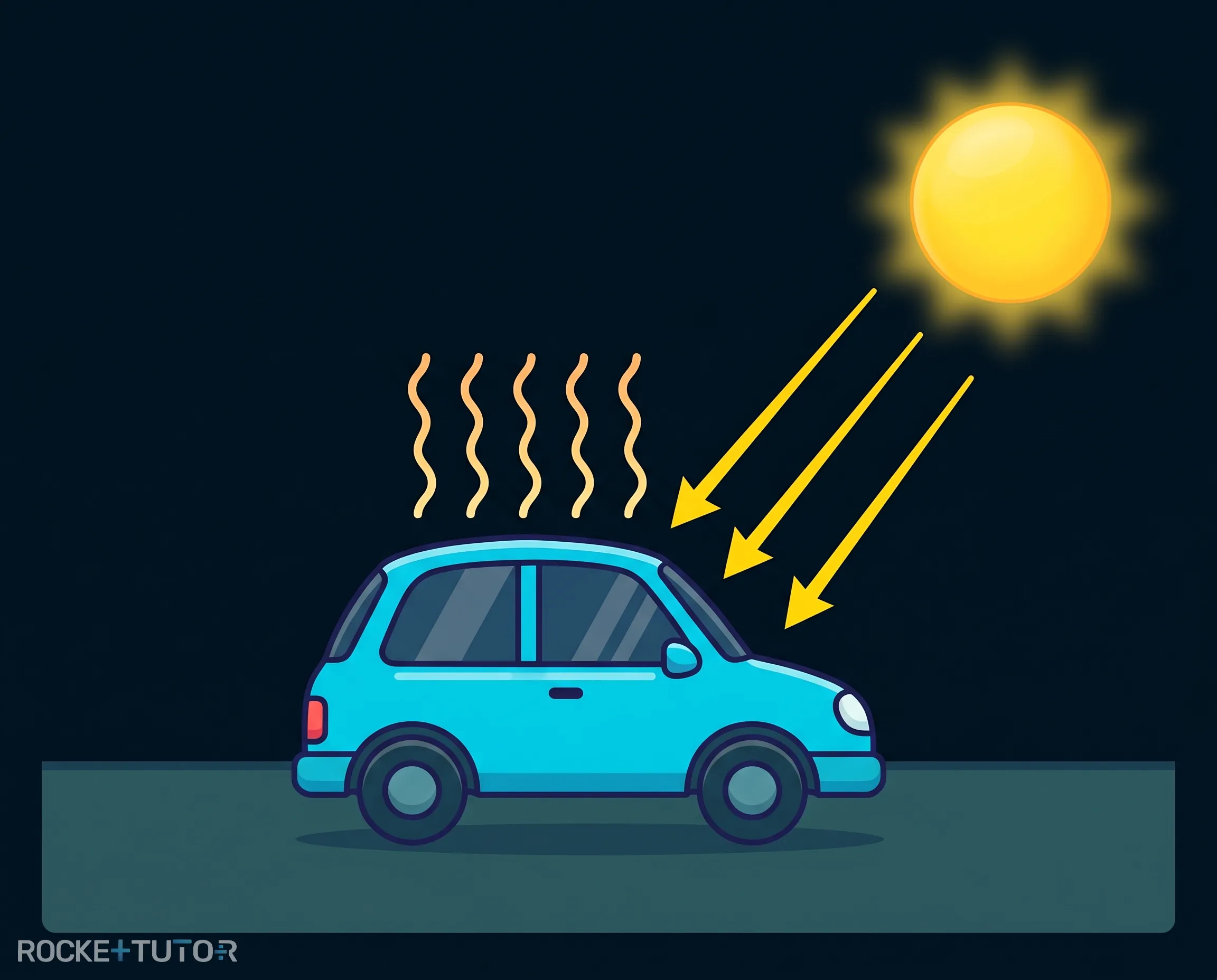 Auto in der Sonne