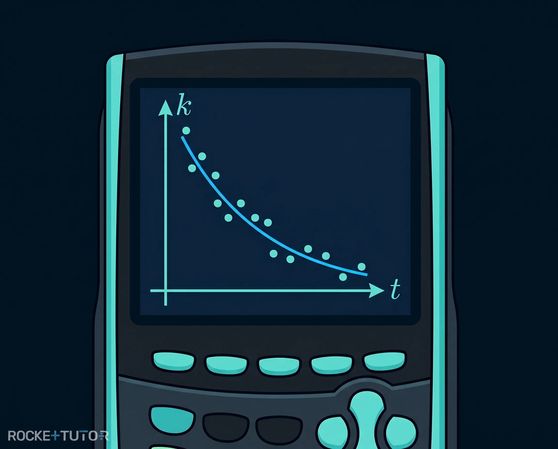 Taschenrechner mit exponentieller Regression