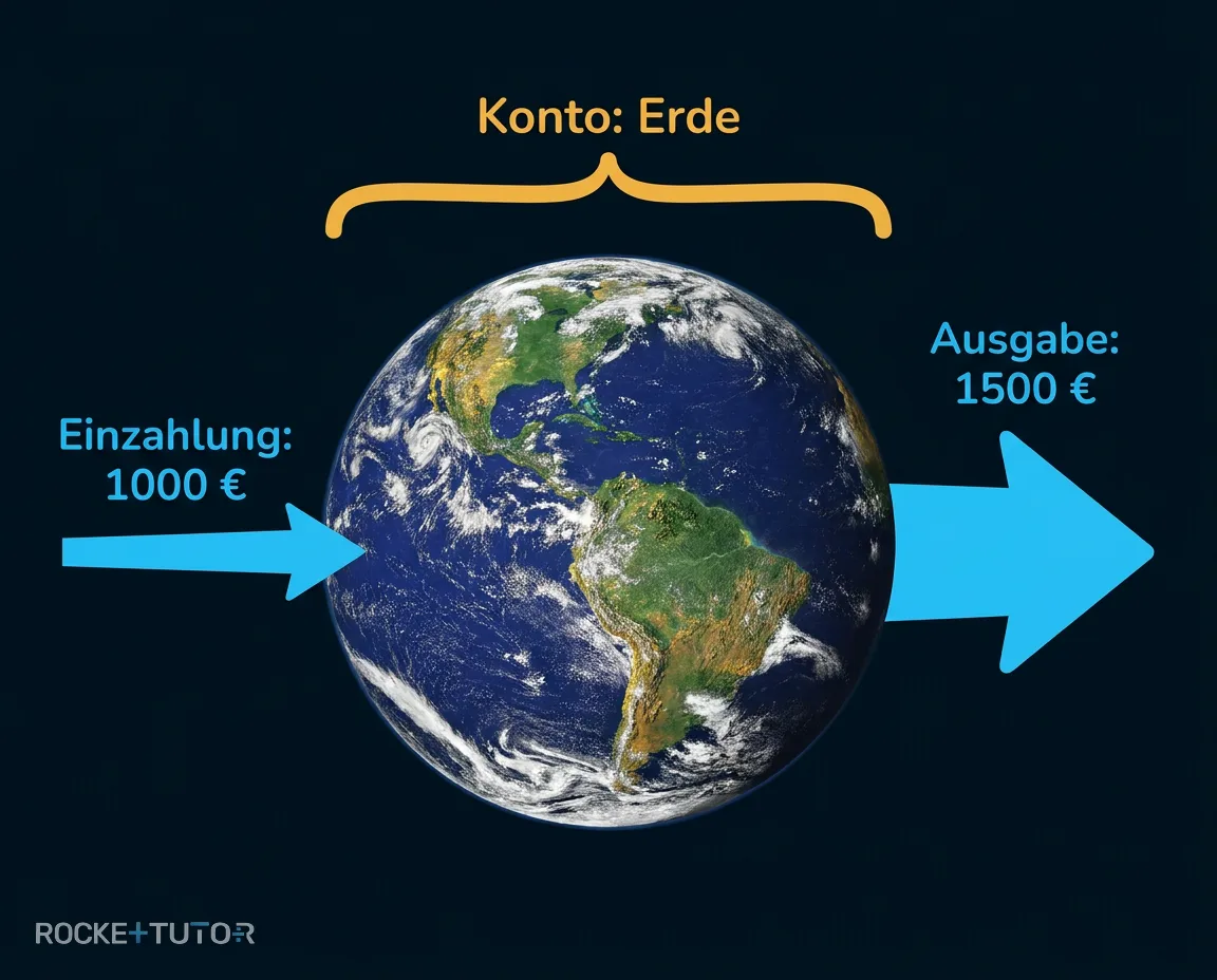 Bankkonto Analogie Erde