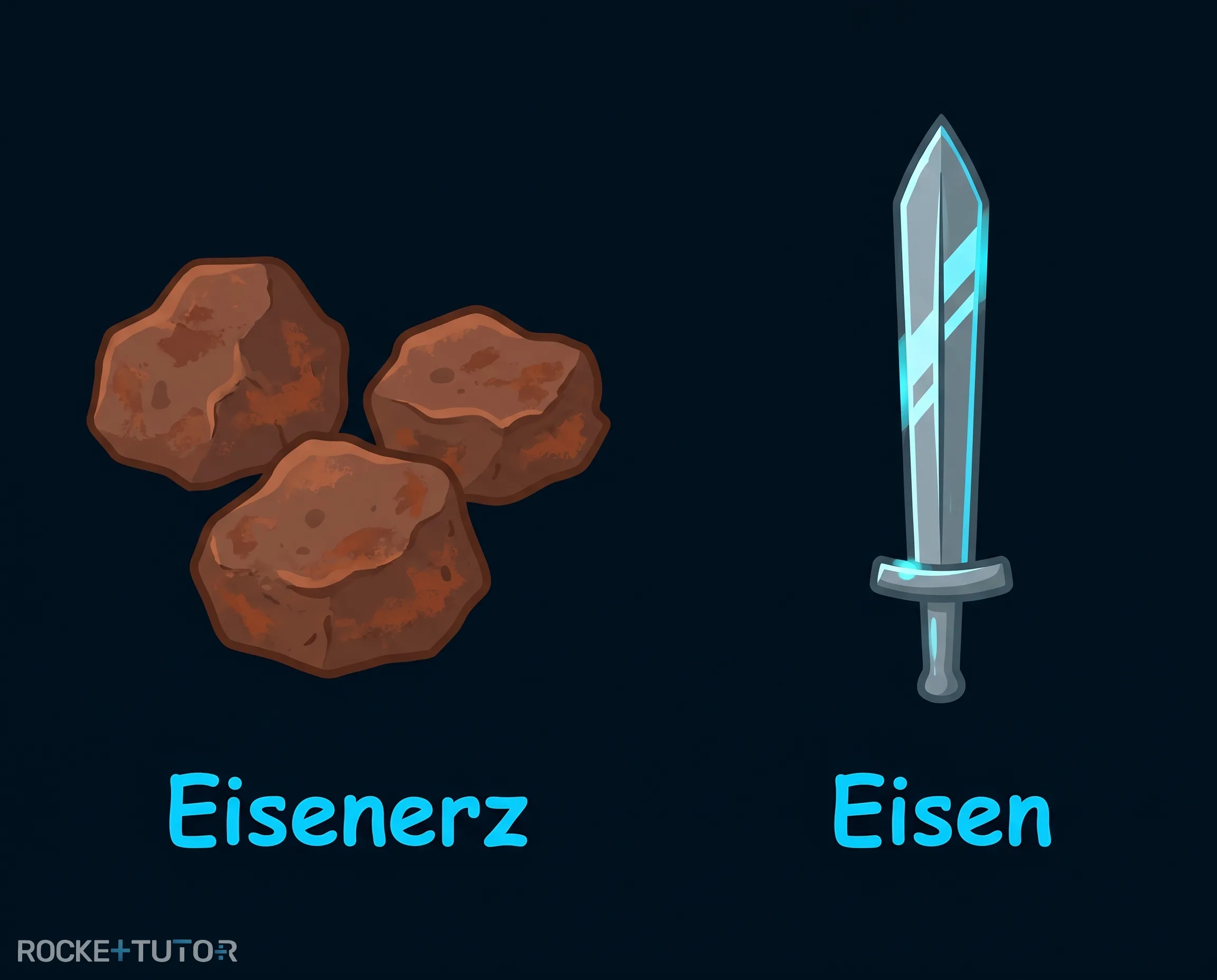 Eisenerz in der Natur