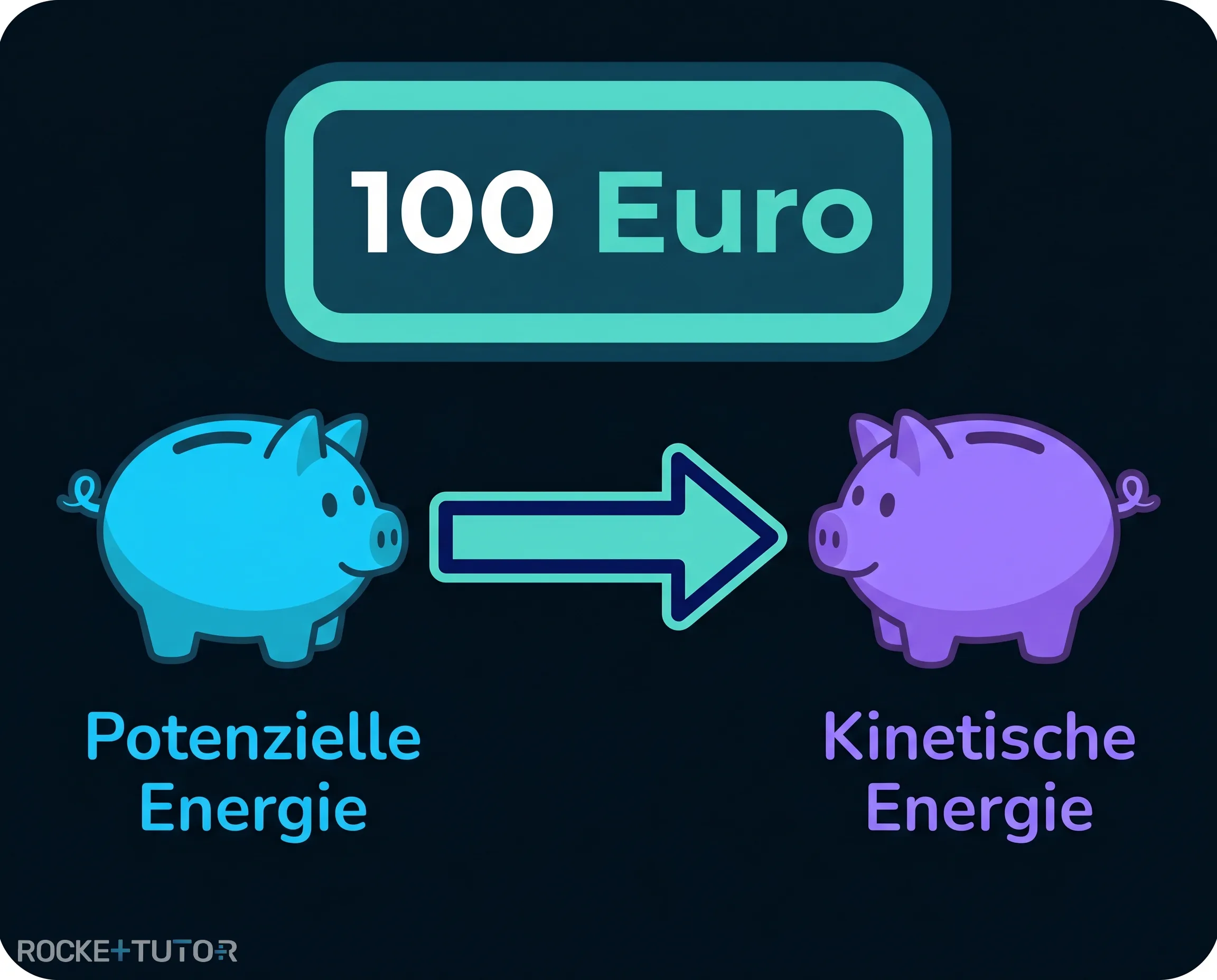 Kontomodell für potenzielle und kinetische Energie