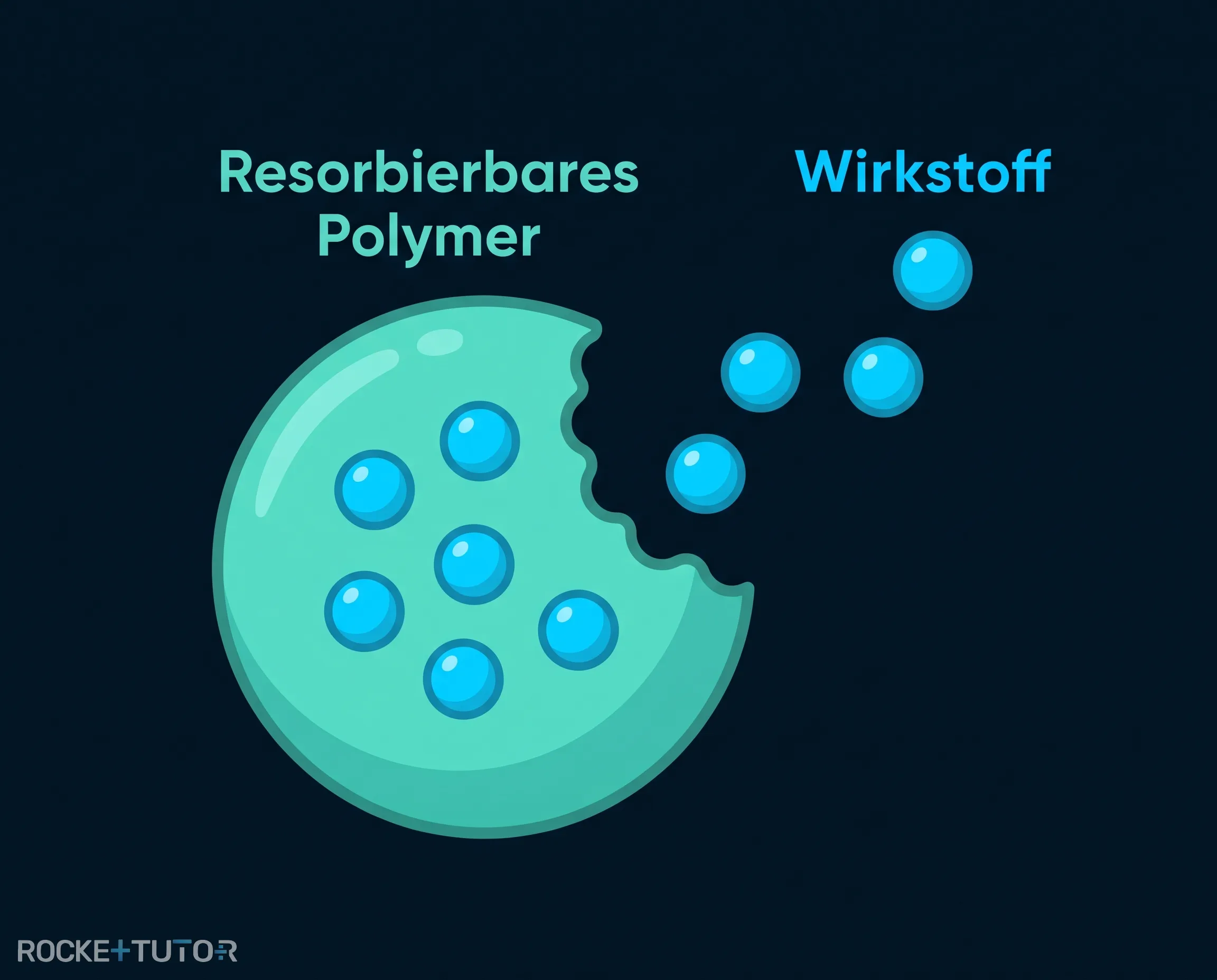 Medikamentendepot aus resorbierbarem Kunststoff
