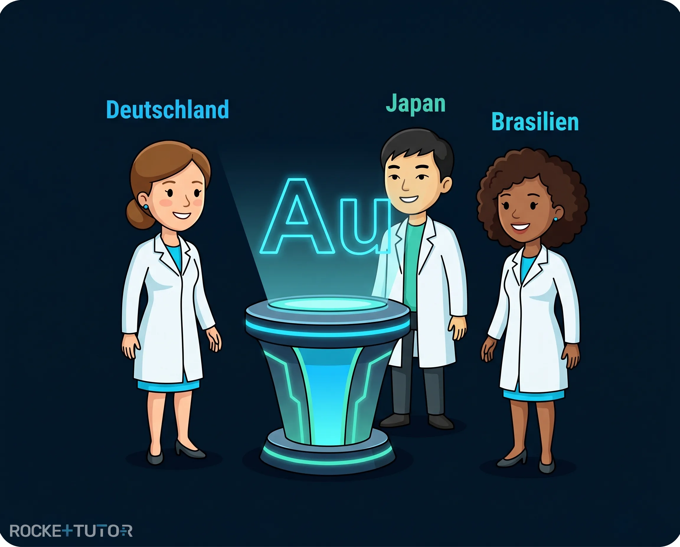 Wissenschaftler am Mikroskop
