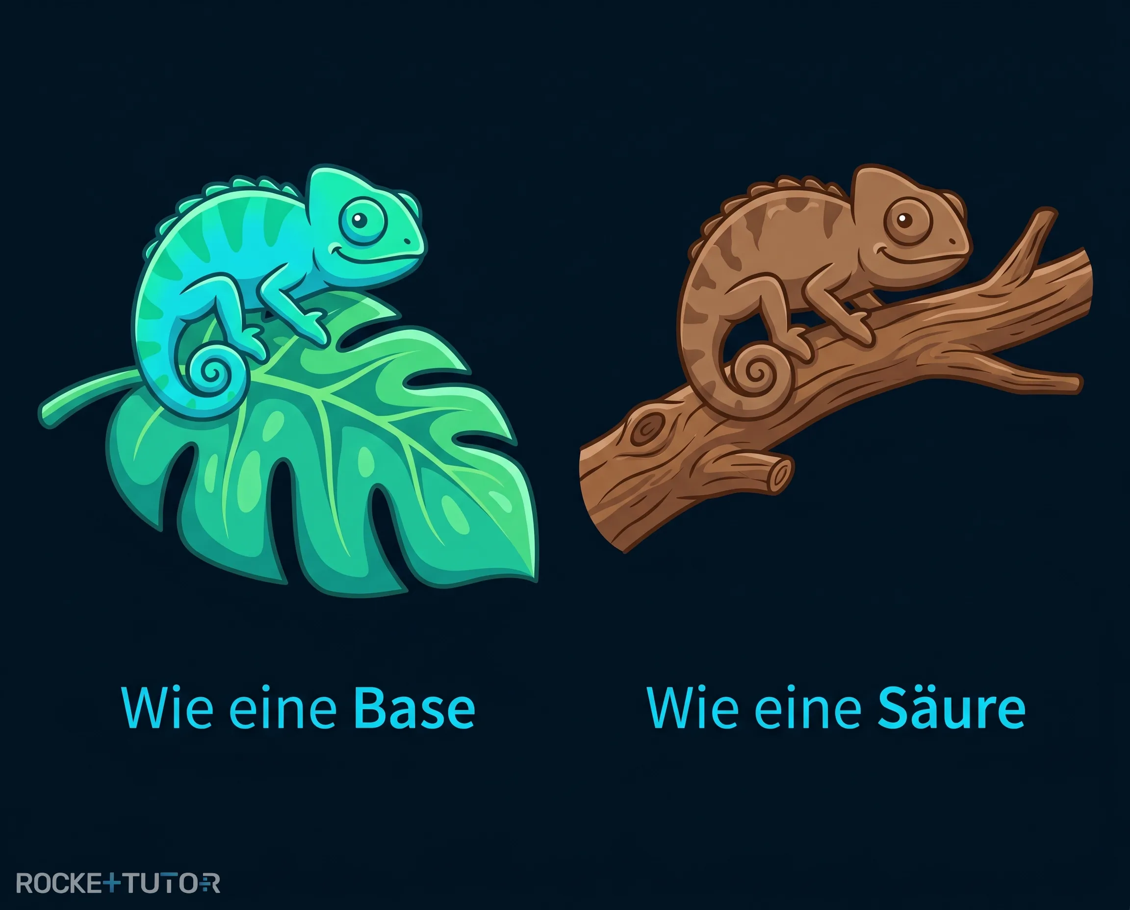 Chamäleon auf einem Ast