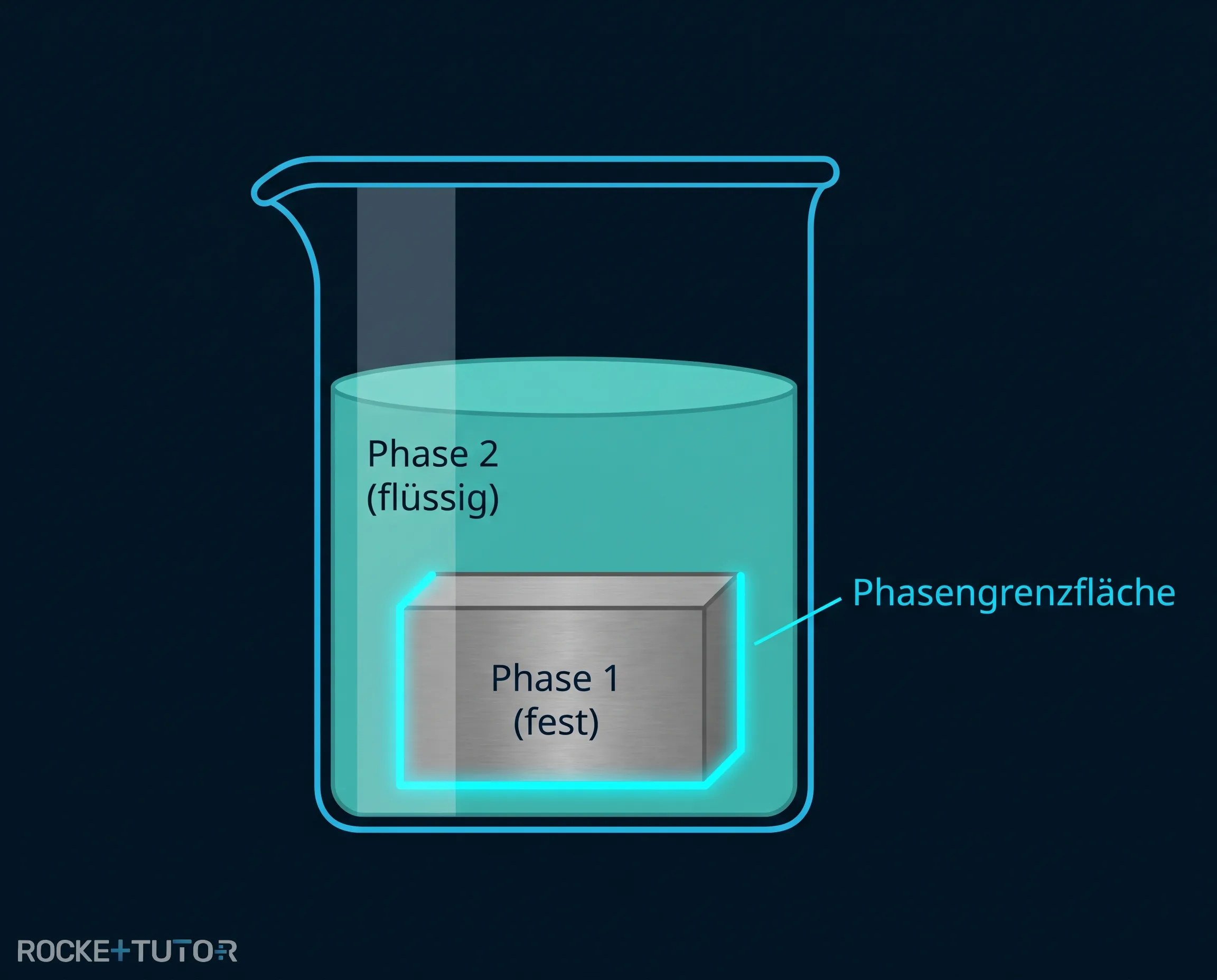 Phasen und Phasengrenzfläche Modell